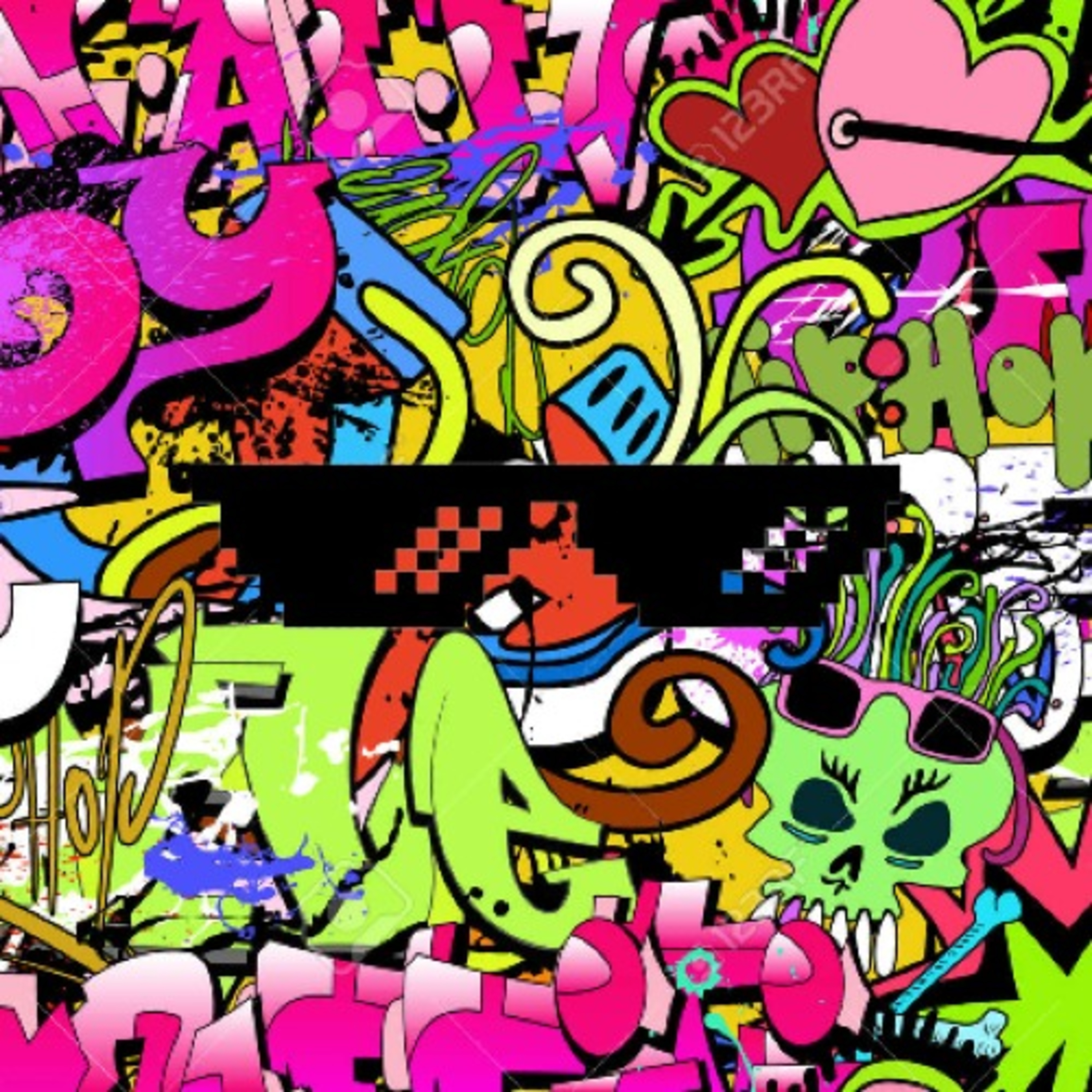 Lentes Negros Bits: Rap, Trap y Crap