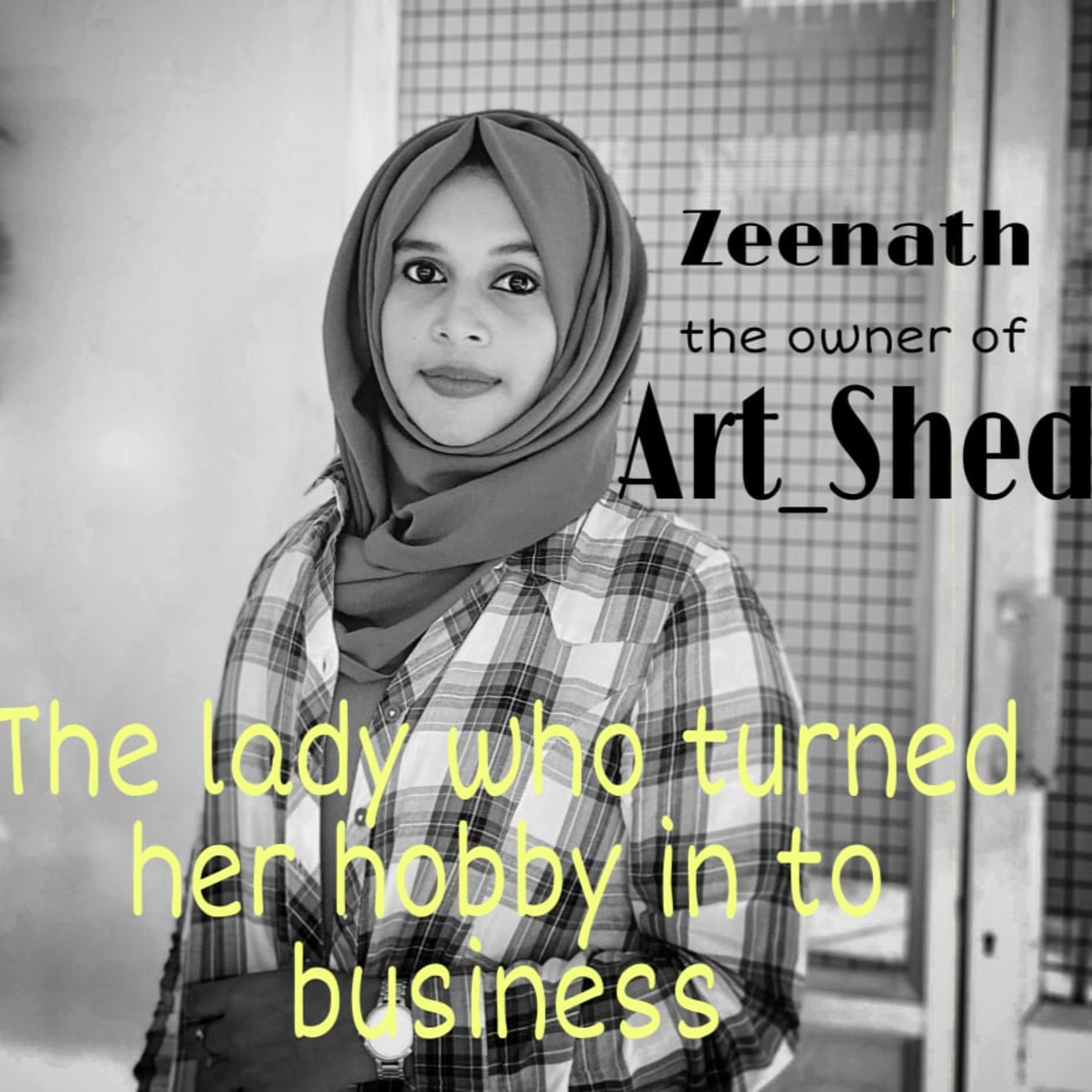 The Lady who turned her hobby to her Business.