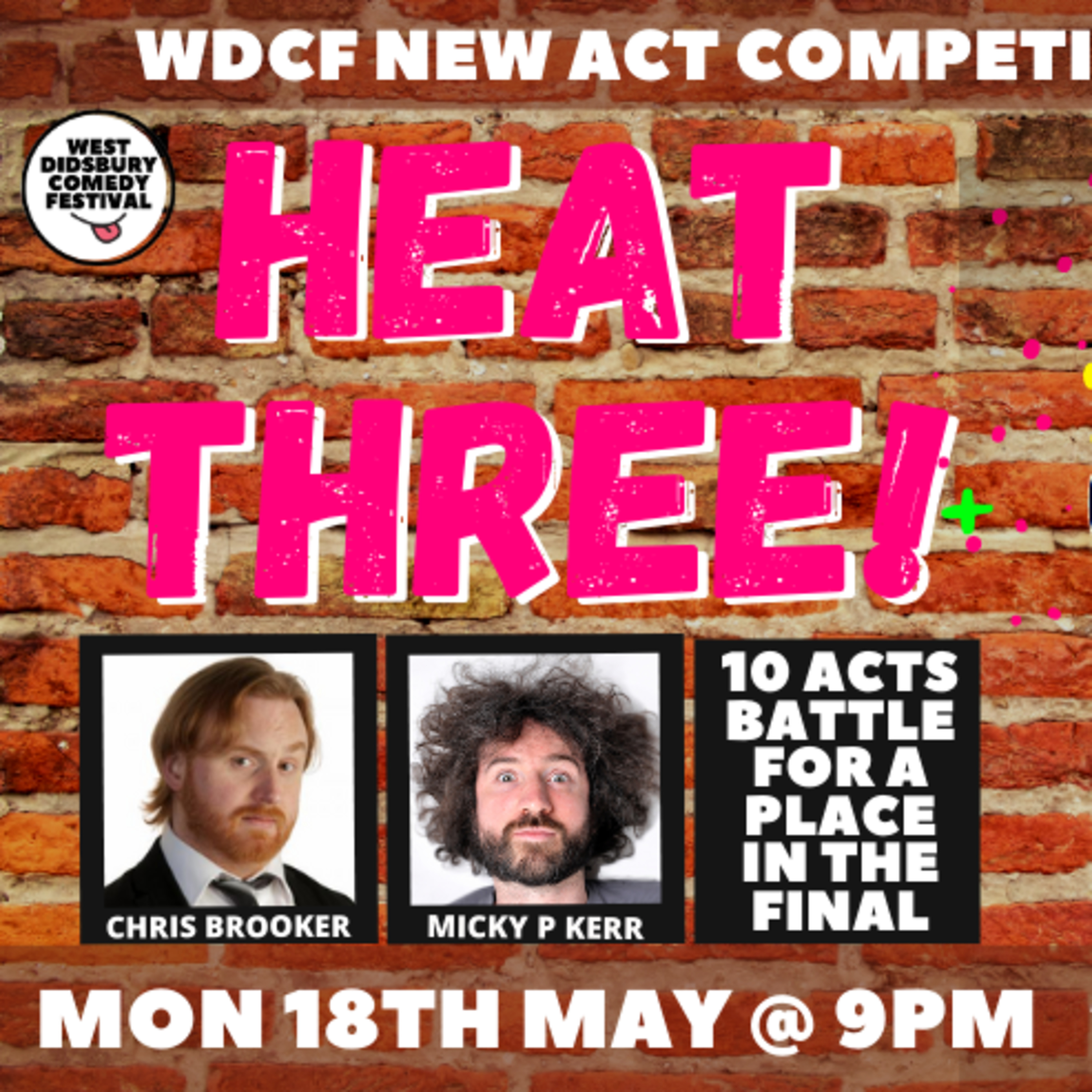 West Didsbury Comedy Festival 2020: New Act Heat 3