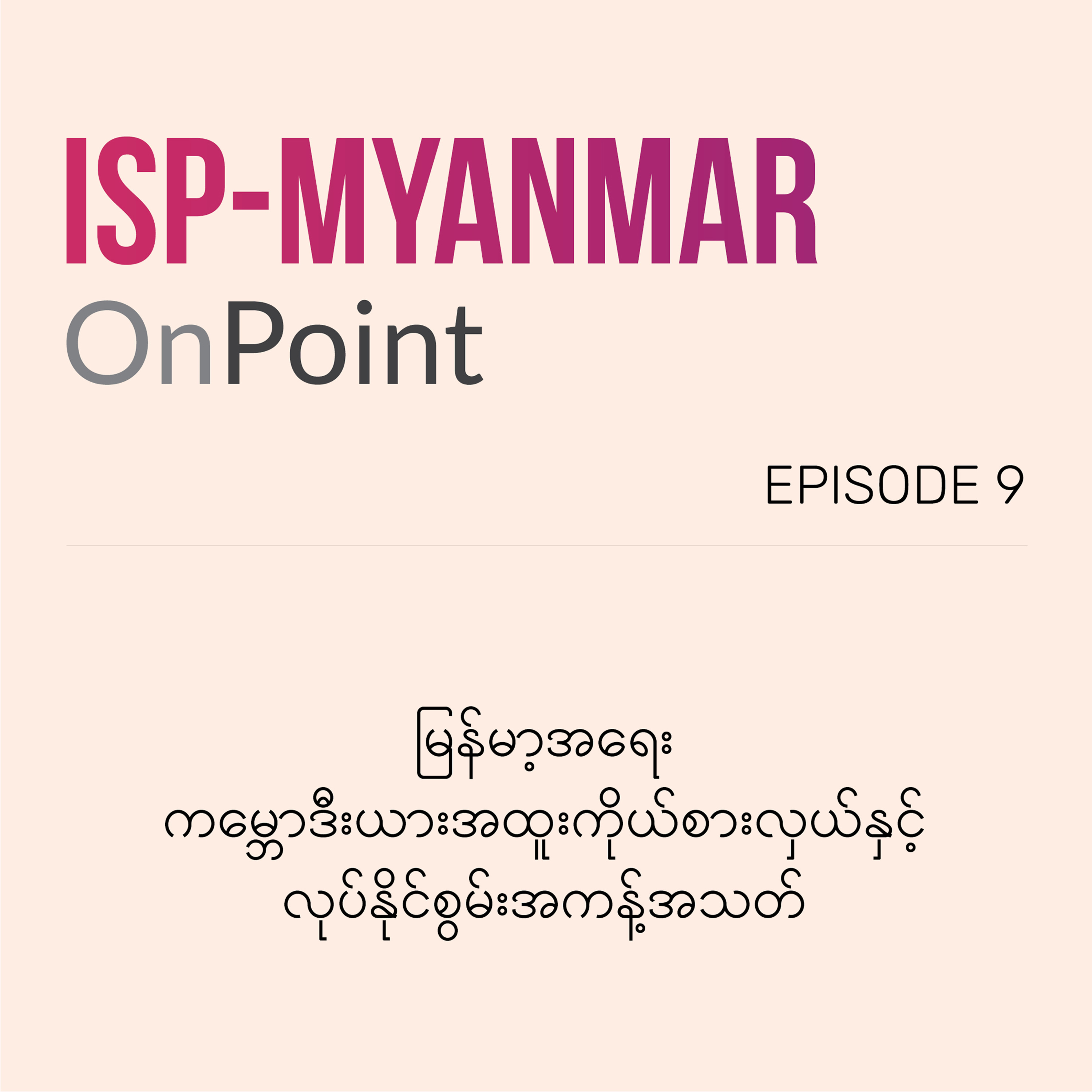 The Institute for Strategy and Policy – Myanmar