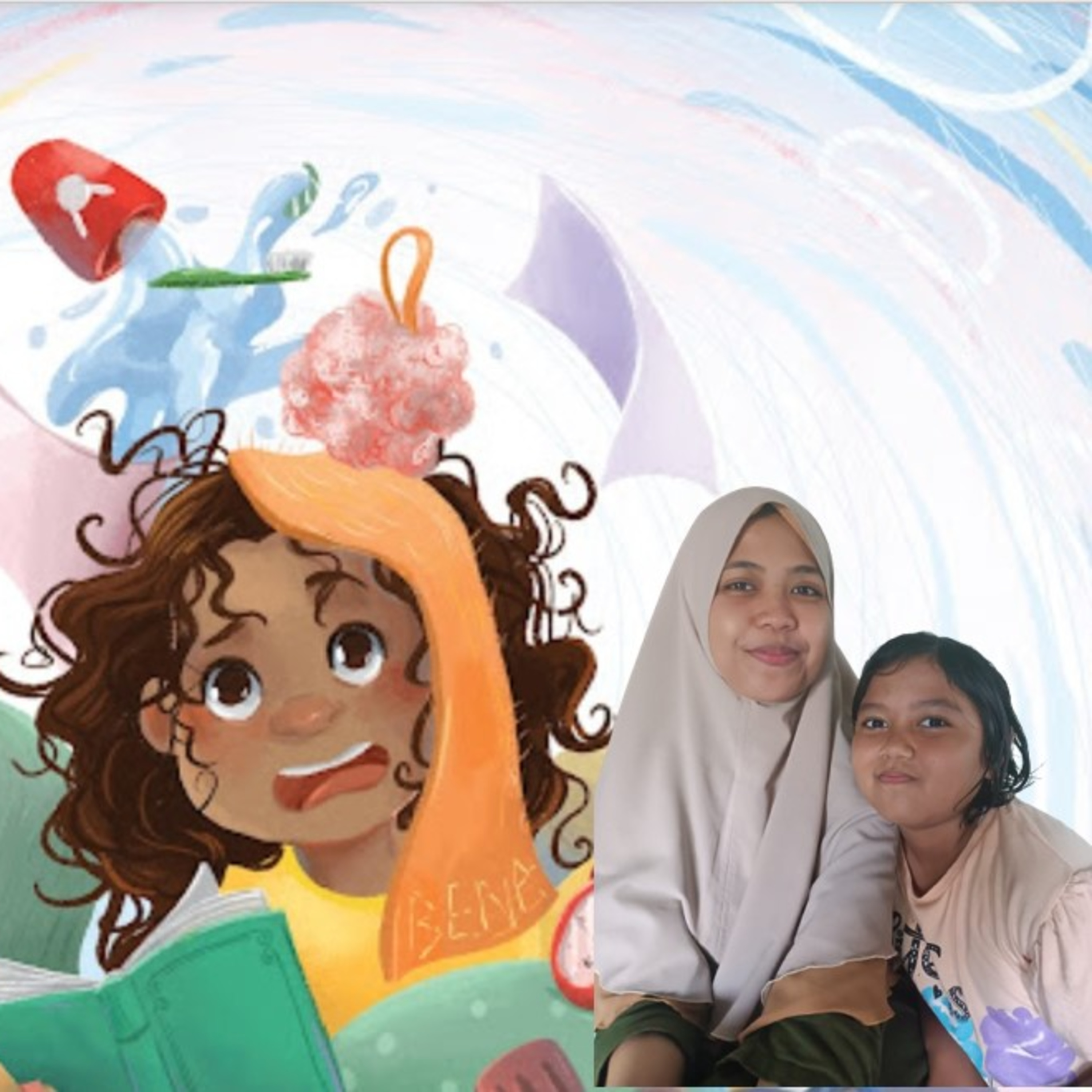Naditya bercerita