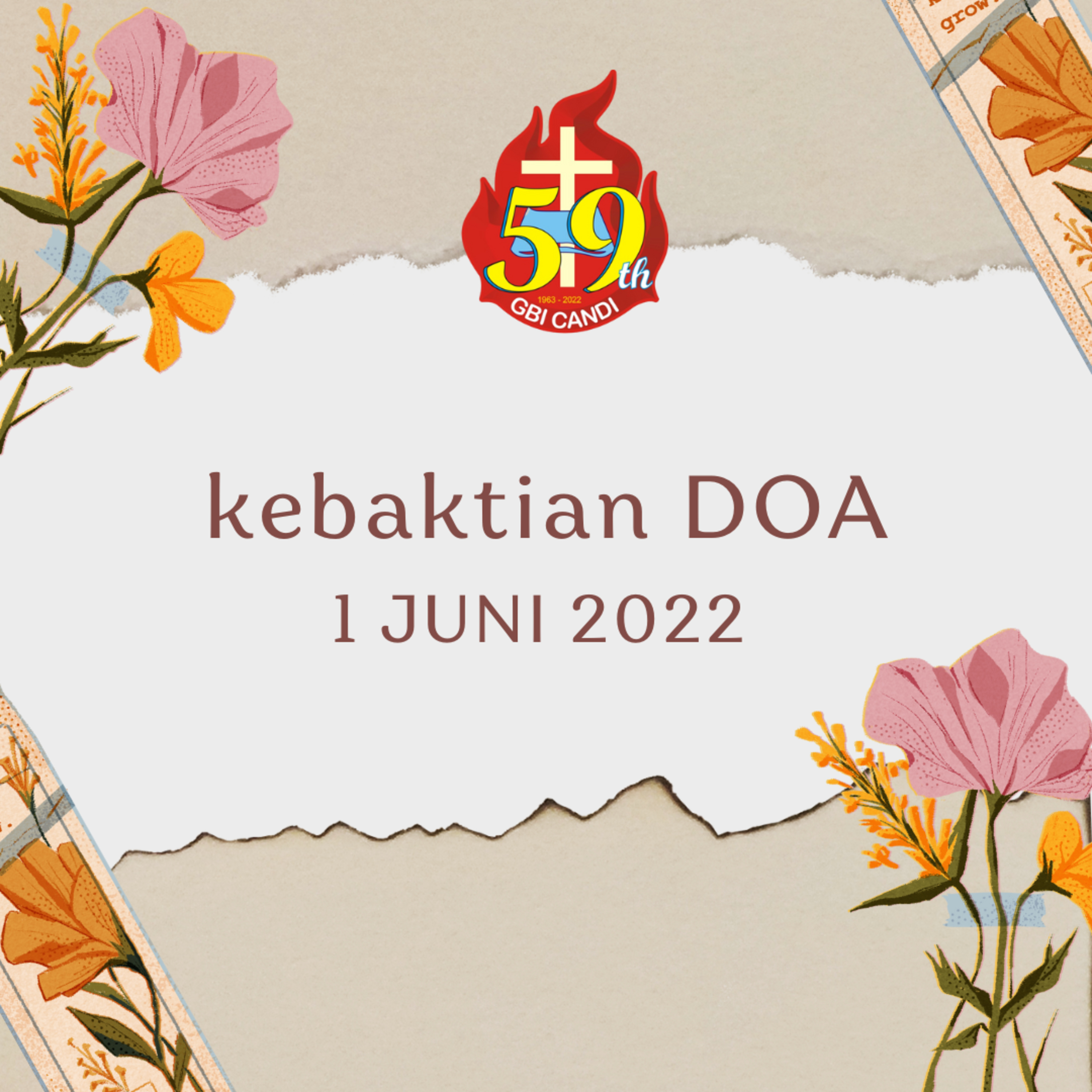 Kebaktian Doa, Rabu 1 JUNI 2022 episode artwork