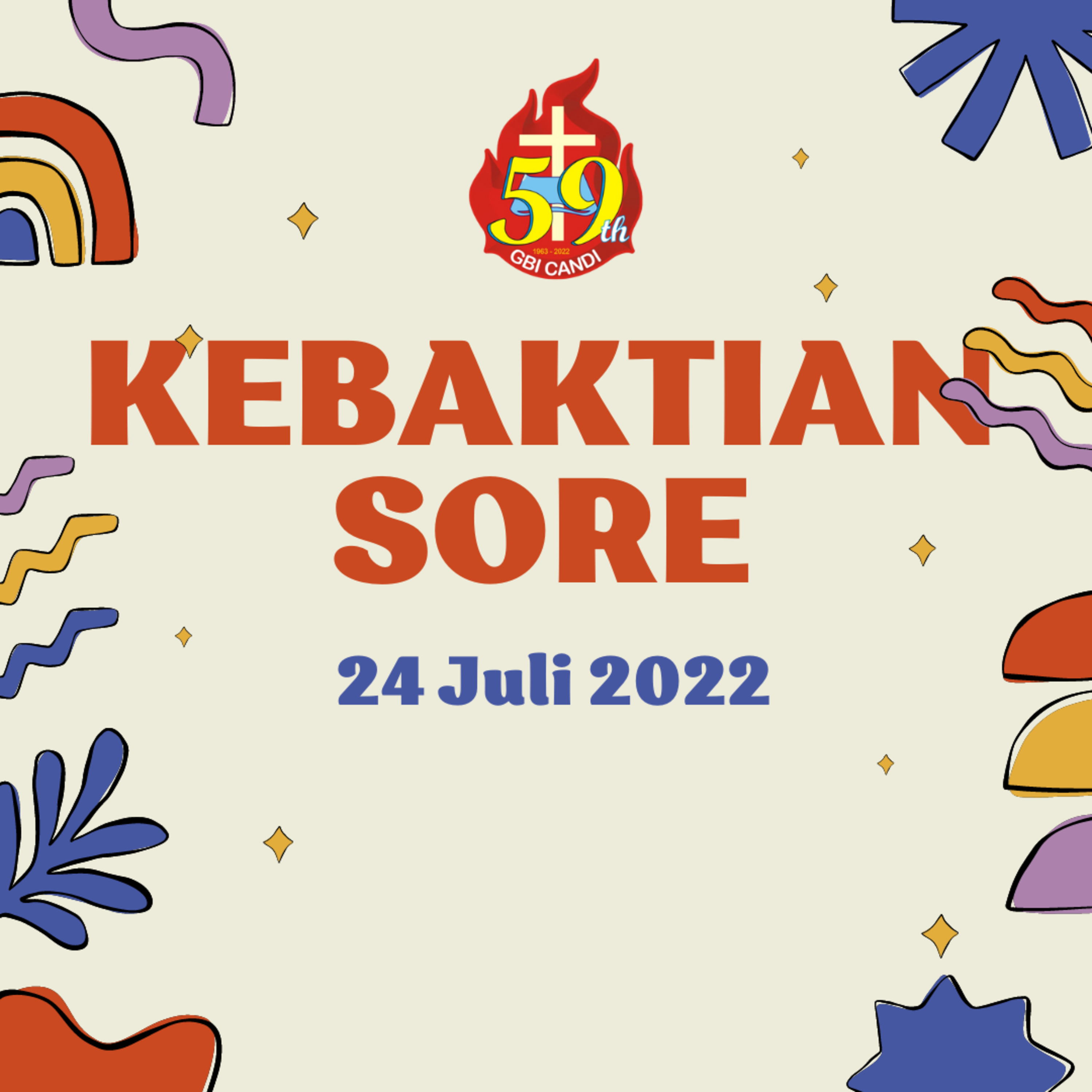 Kebaktian Sore, 24 July 2022  episode artwork