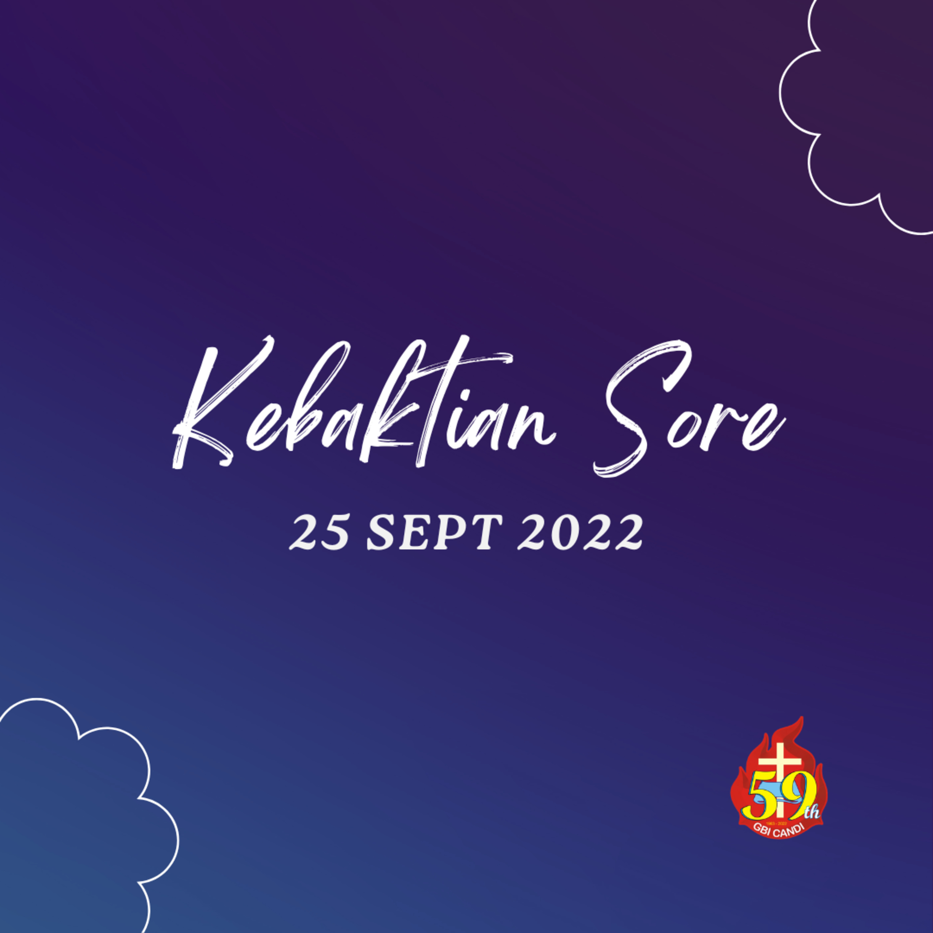 Kebaktian Sore, 25 SEPT 2022 (LIVE) episode artwork