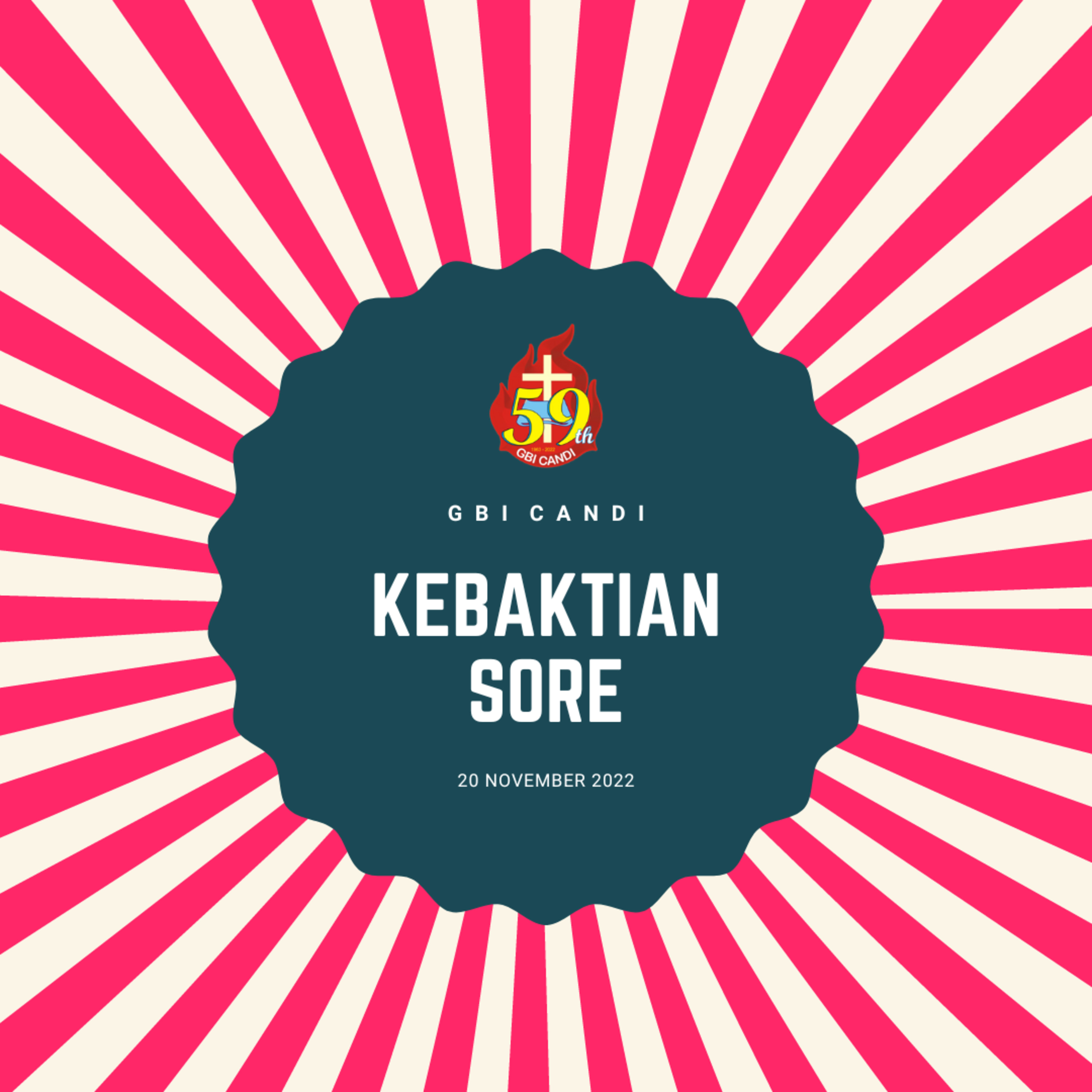 Kebaktian Sore, 20 Nov 2022 (LIVE) episode artwork
