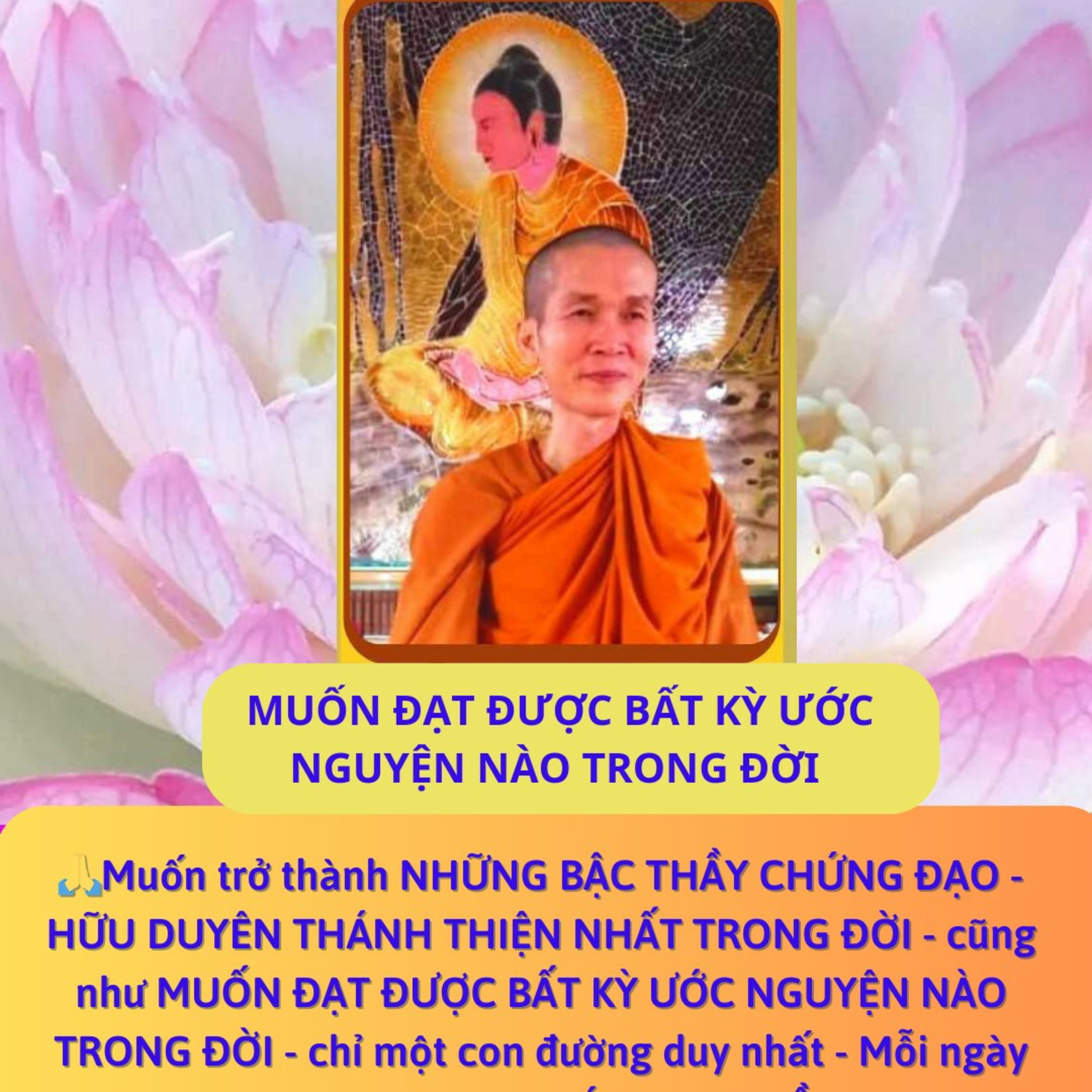 🙏MUỐN ĐẠT ĐƯỢC BẤT KỲ ƯỚC NGUYỆN NÀO TRONG ĐỜI - chỉ một con đường duy nhất - Mỗi ngày thực hành... episode artwork