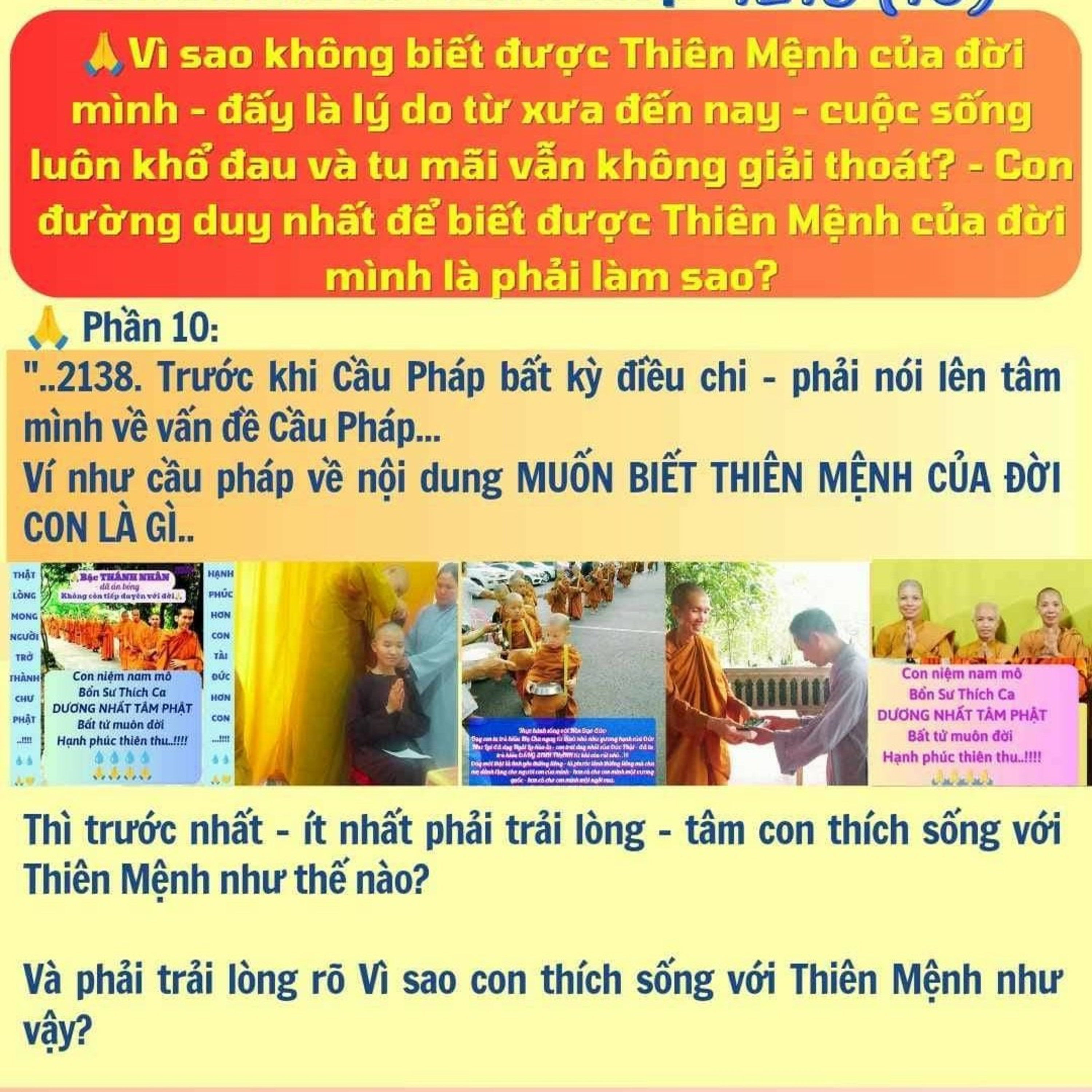 1219. Thiên Mệnh quan trọng nhất của đời người cần thực hiện điều gì..?!!! 🙏 episode artwork