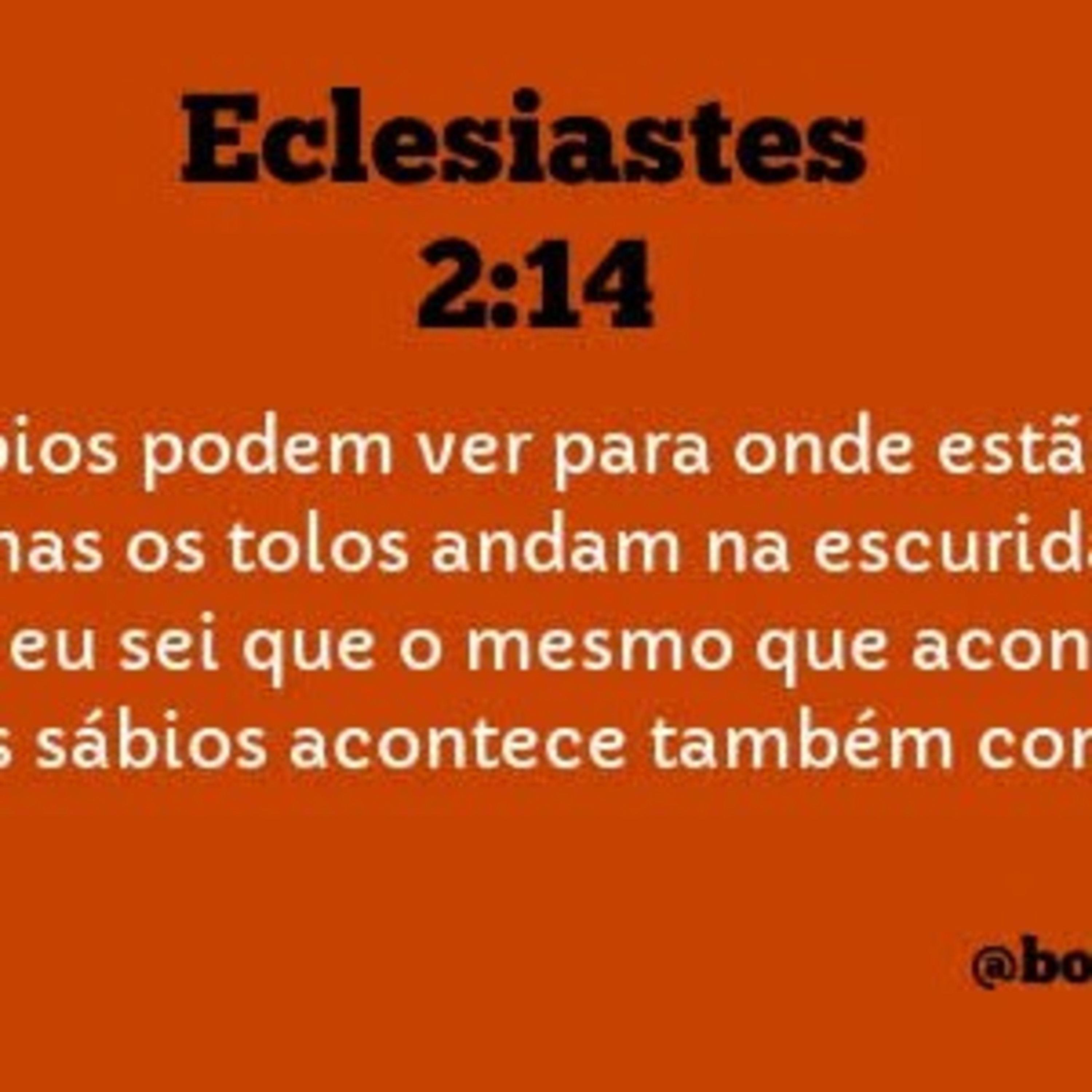 Eclesiastes 2 episode artwork