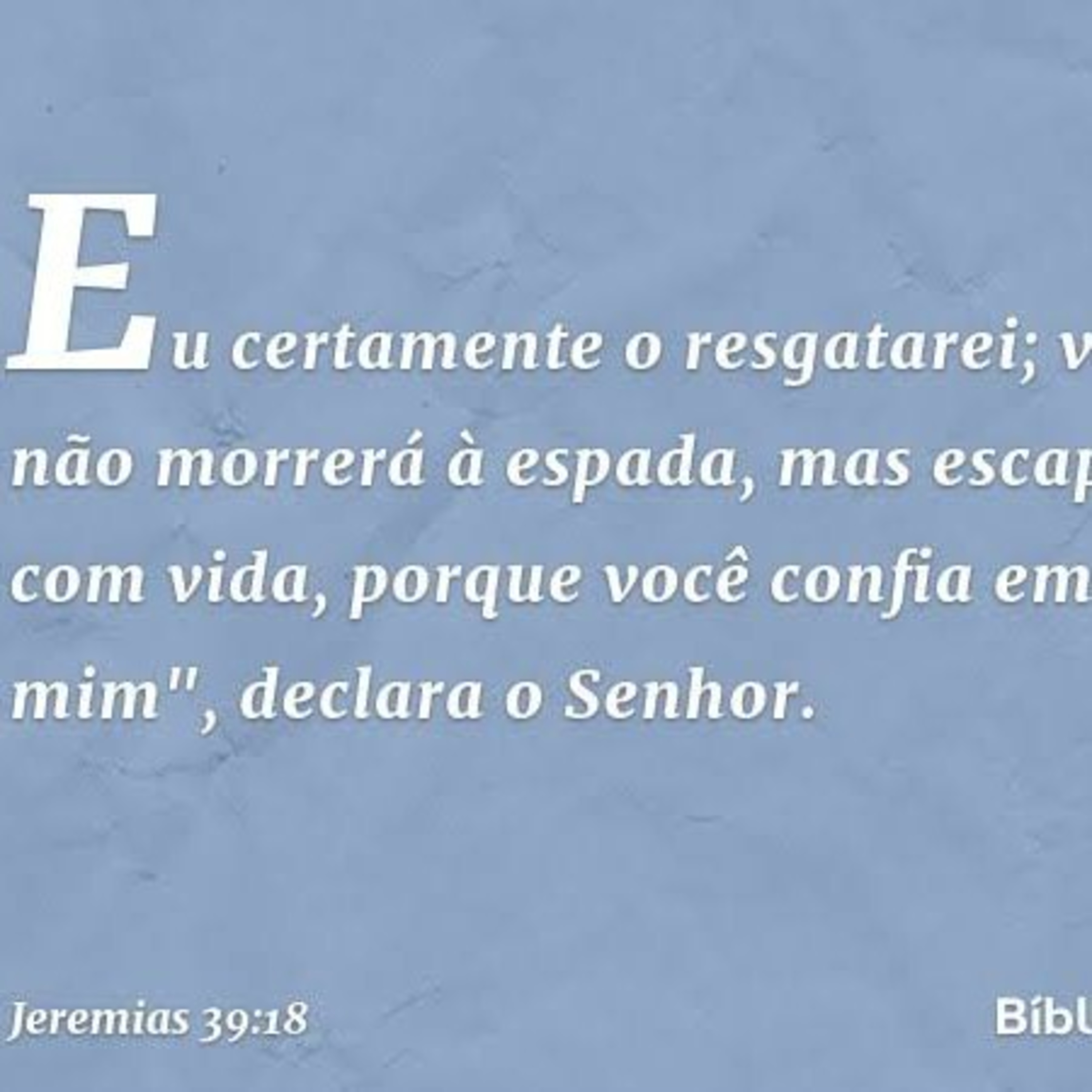 Jeremias 39:18 episode artwork
