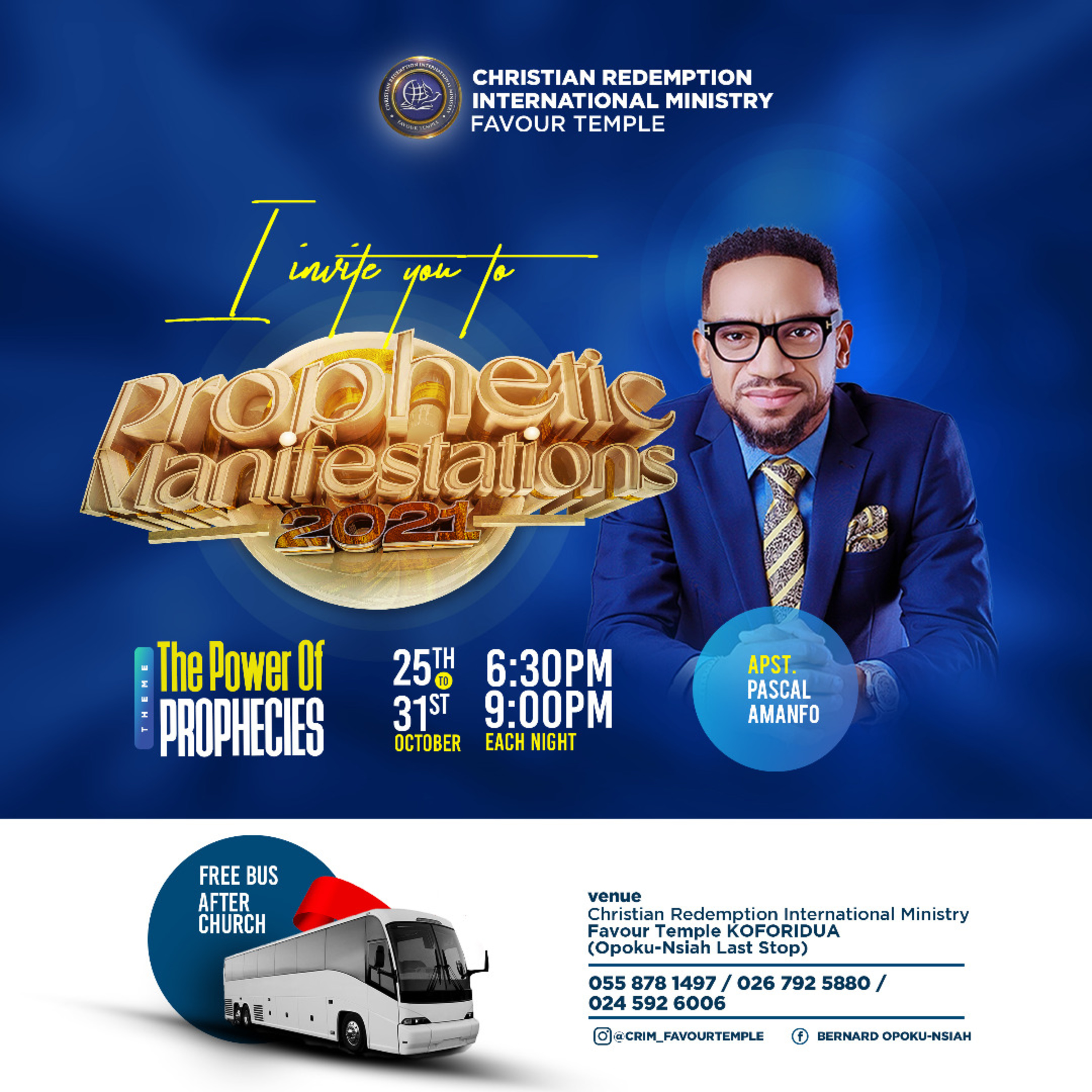 Snr. Prophet Bernard Opoku Nsiah
