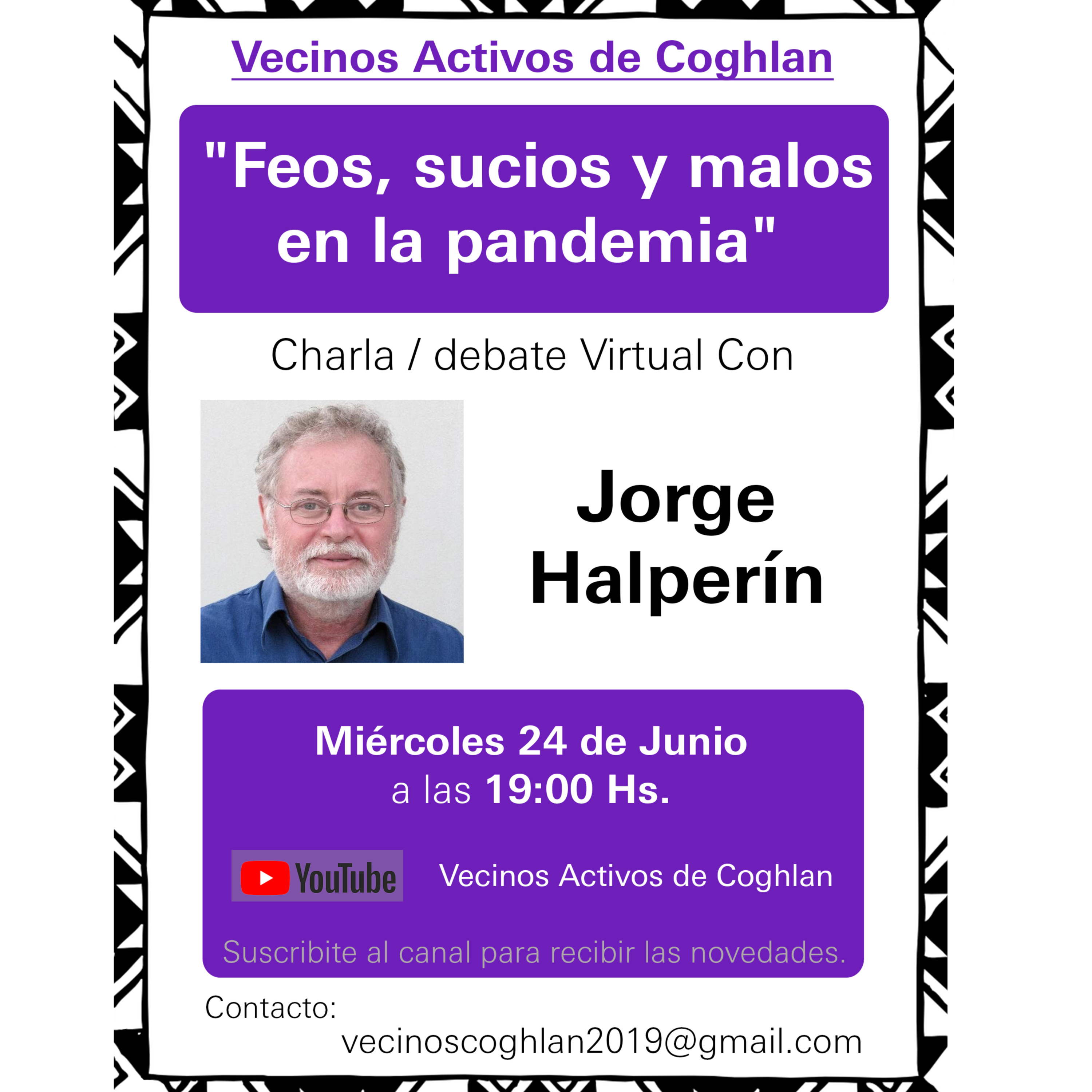 Charlas de los Vecinxs Activxs de COGHLAN