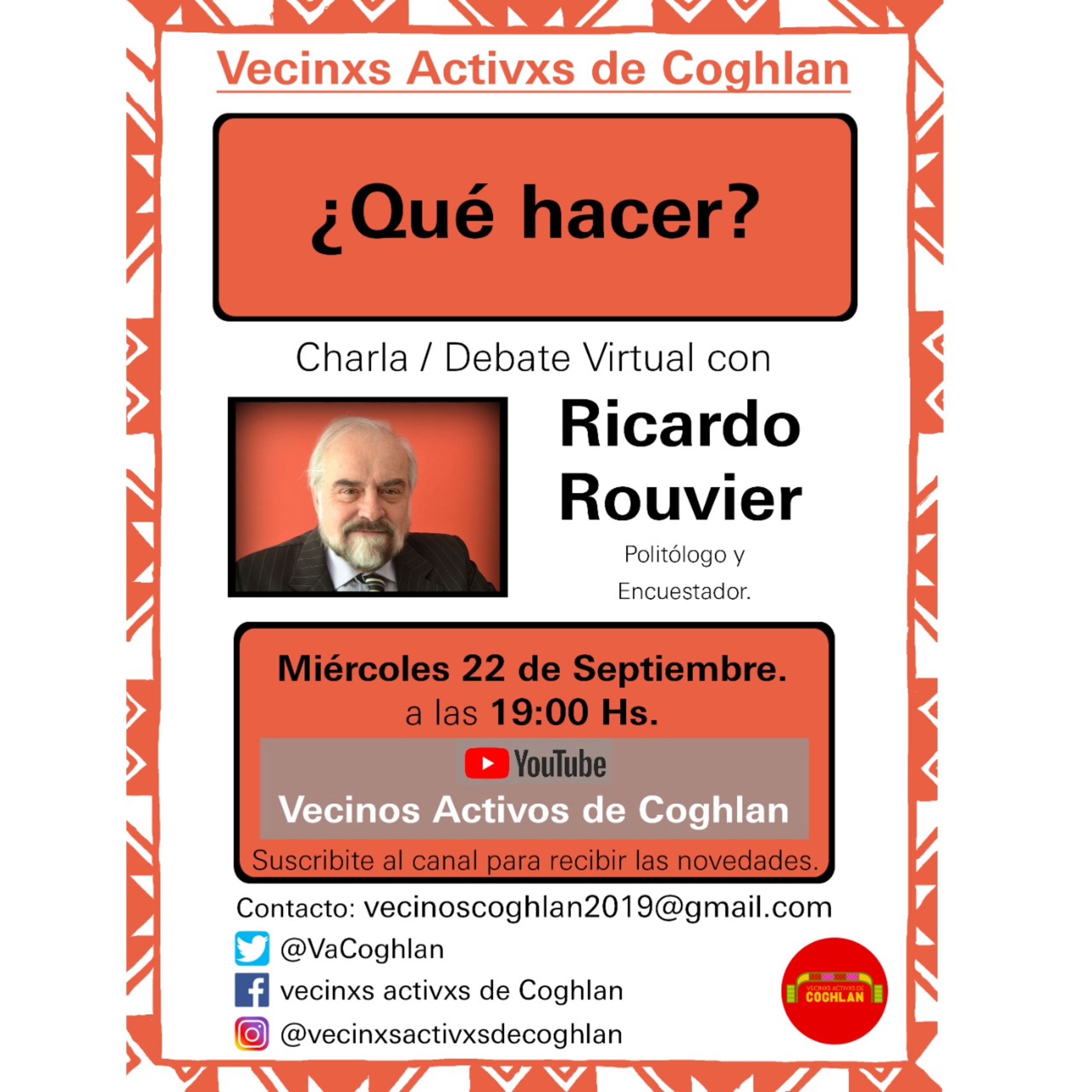Charlas de los Vecinxs Activxs de COGHLAN