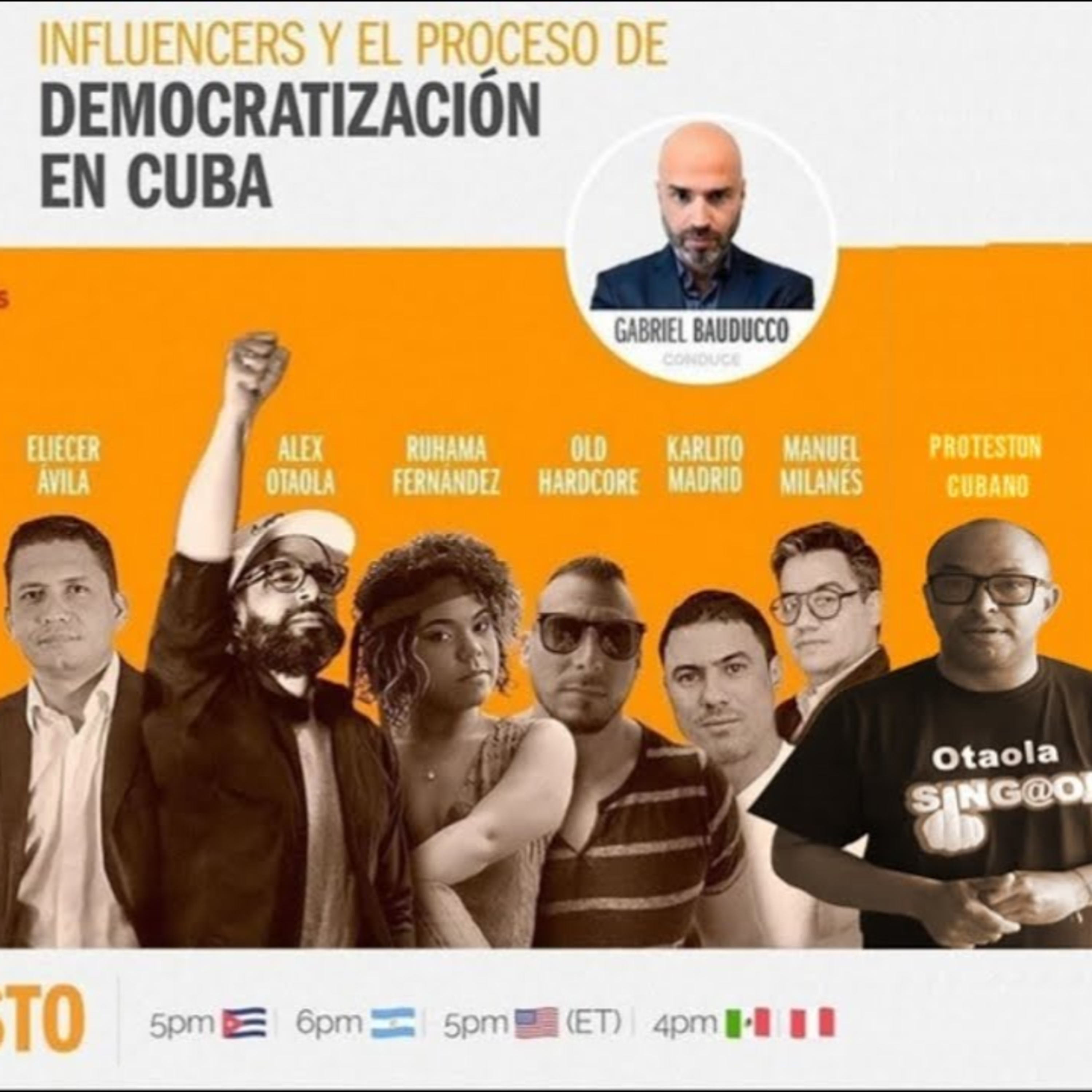 OTAOLA Y ELIECER AVILA VAN A TUMBAR LA DICTADURA EL 11 DE AGOSTO DESDE Stream-Yard  episode artwork