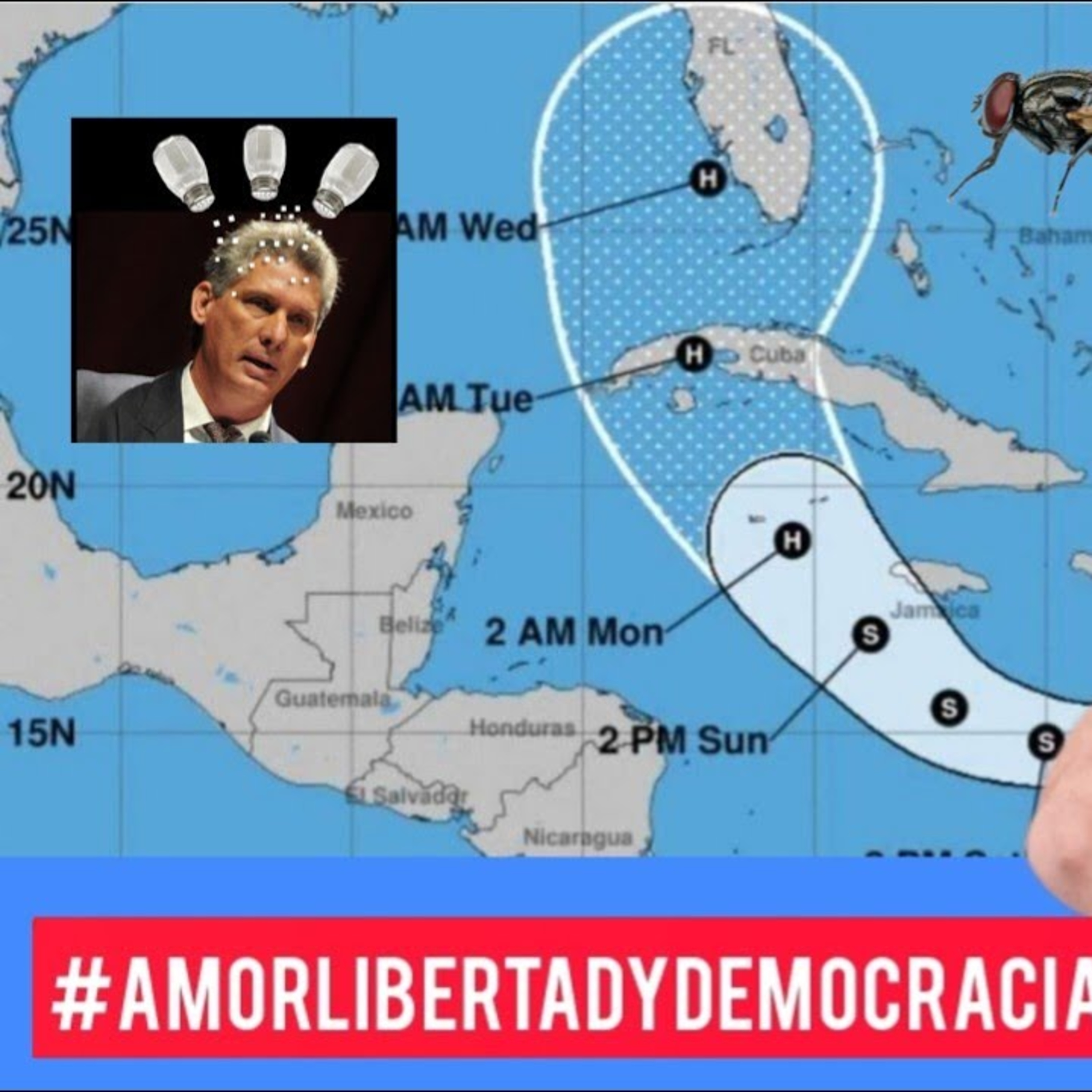 ÚLTIMA HORA HURACÁN EN CONTRA DE LA DICTADURA DE DÍAZ CANEL Y A FAVOR DEL PUEBLO CUBANO LLEGO TU FIN  episode artwork