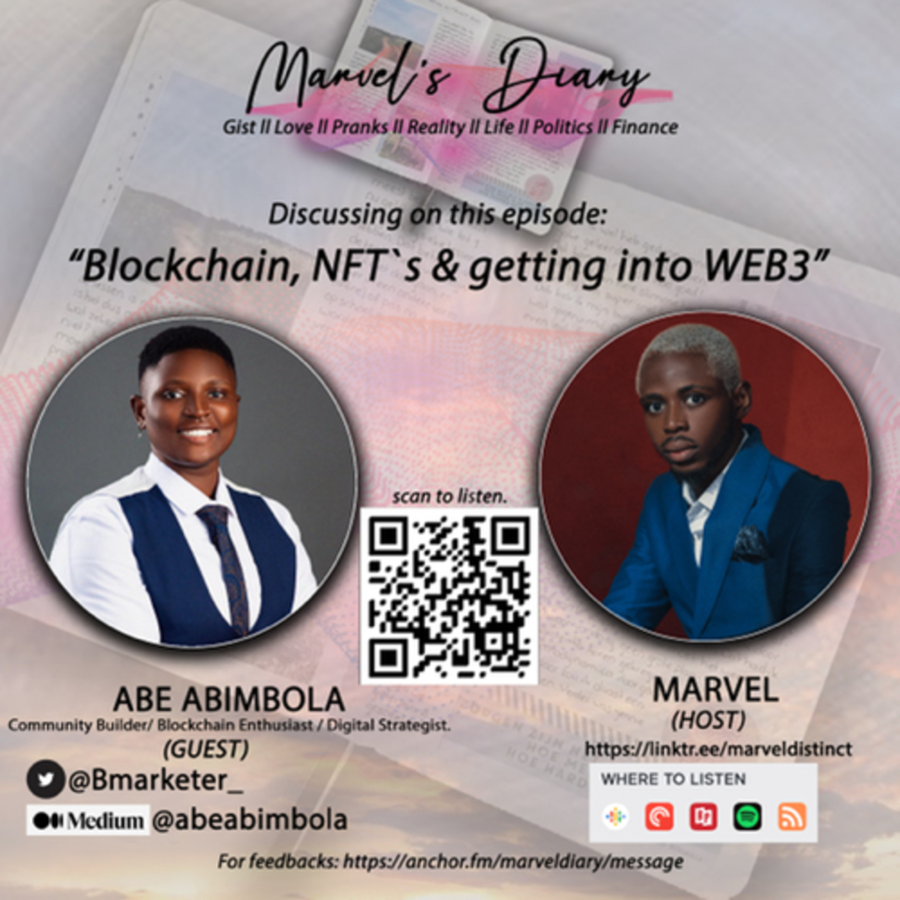 EP 36: Blockchain, NFT & WEB3 with Abimbola Abe episode artwork