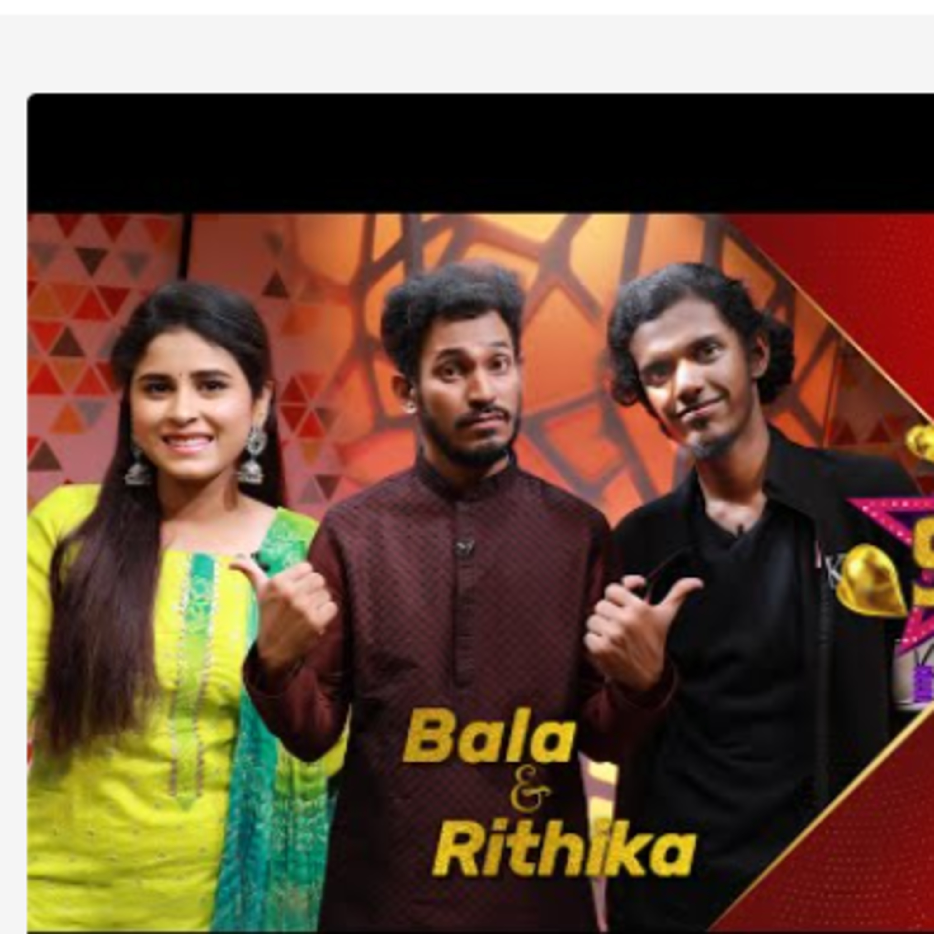 Super Jodi Love Tale - Bala & Rithika with Kuraishi & Sarath episode artwork