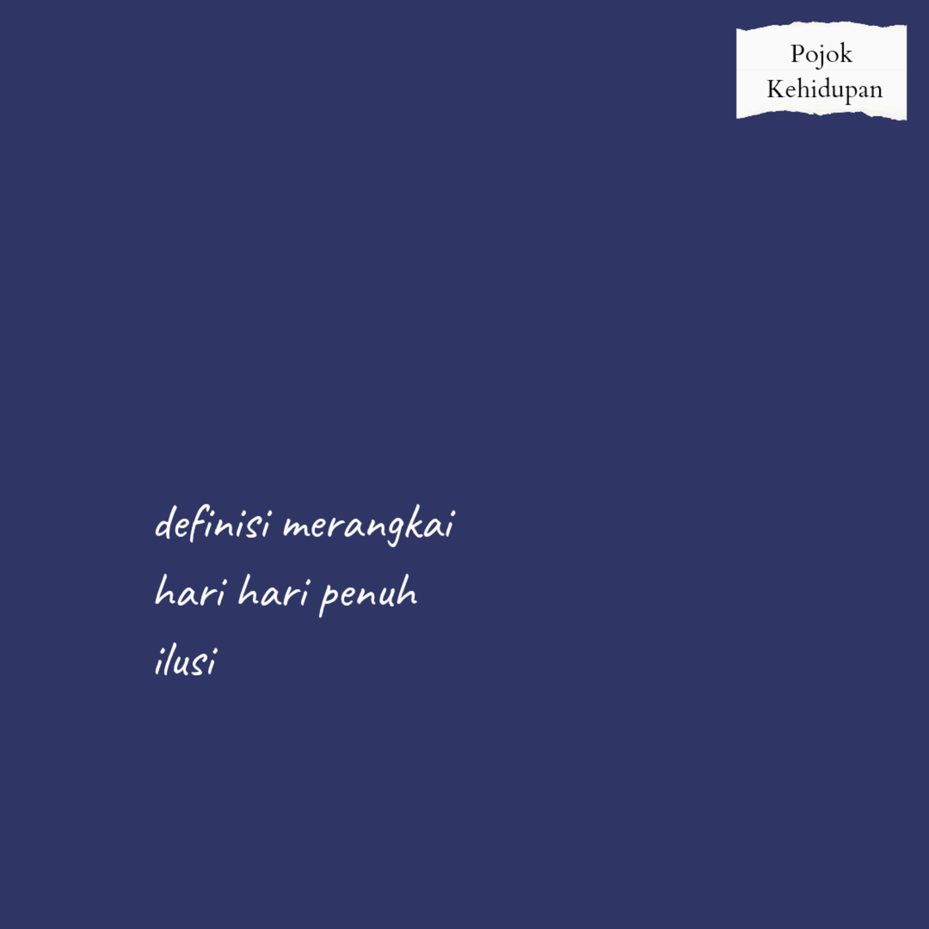Pojok Kehidupan