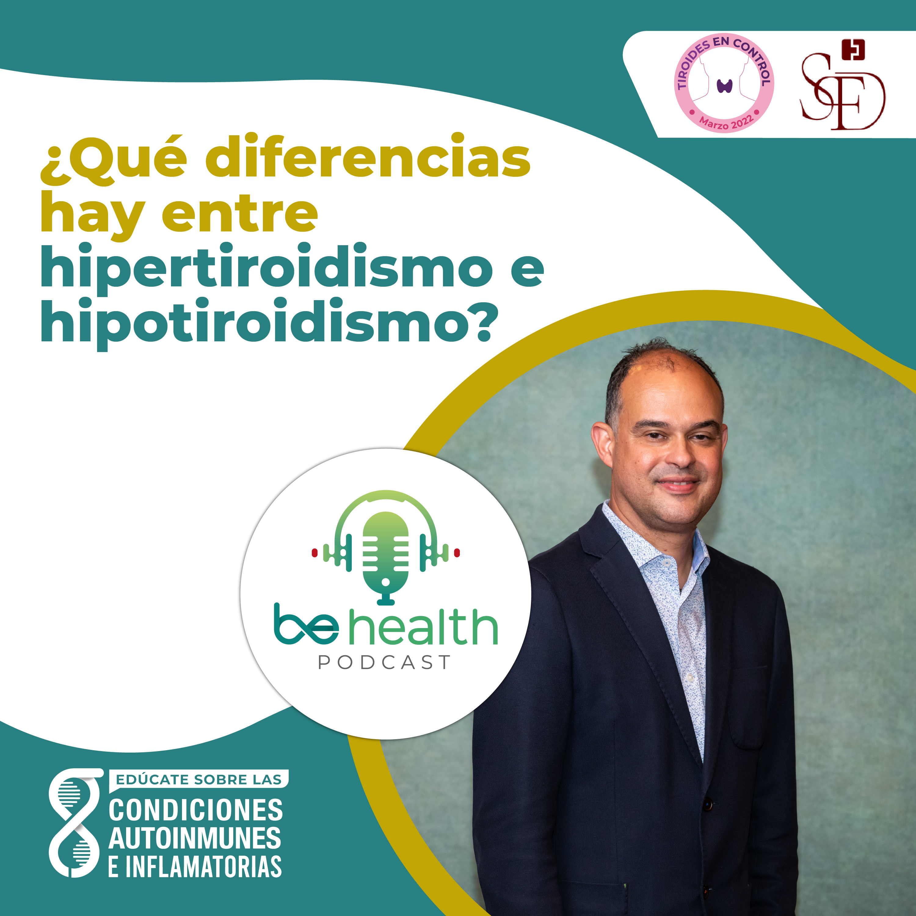 ¿Qué diferencias hay entre hipertiroidismo e hipotiroidismo? episode artwork