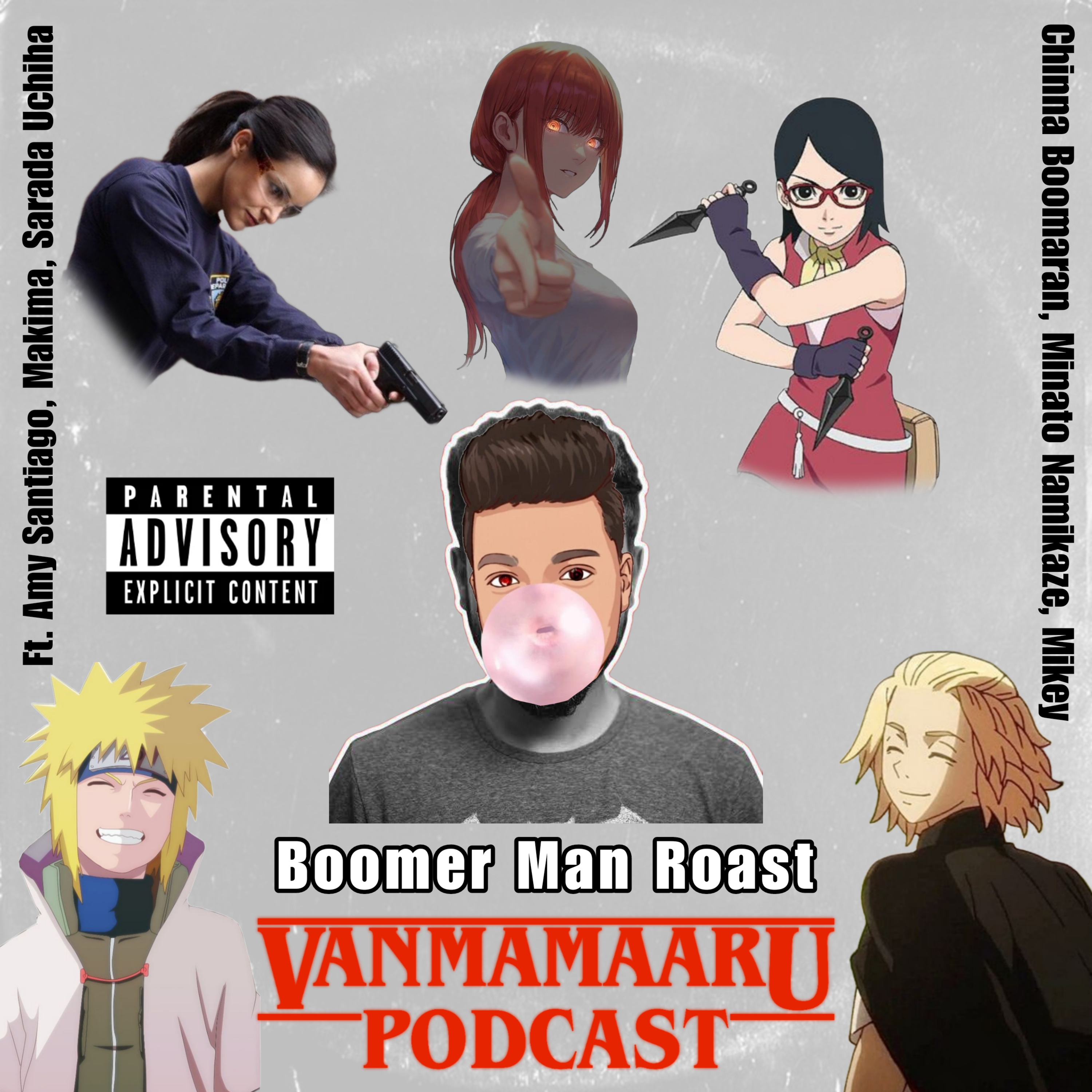 E-10 Boomer Man Roast Ft.Chinna Boomeran,Amy Santiyago,Sarada uchiha,Makima_san