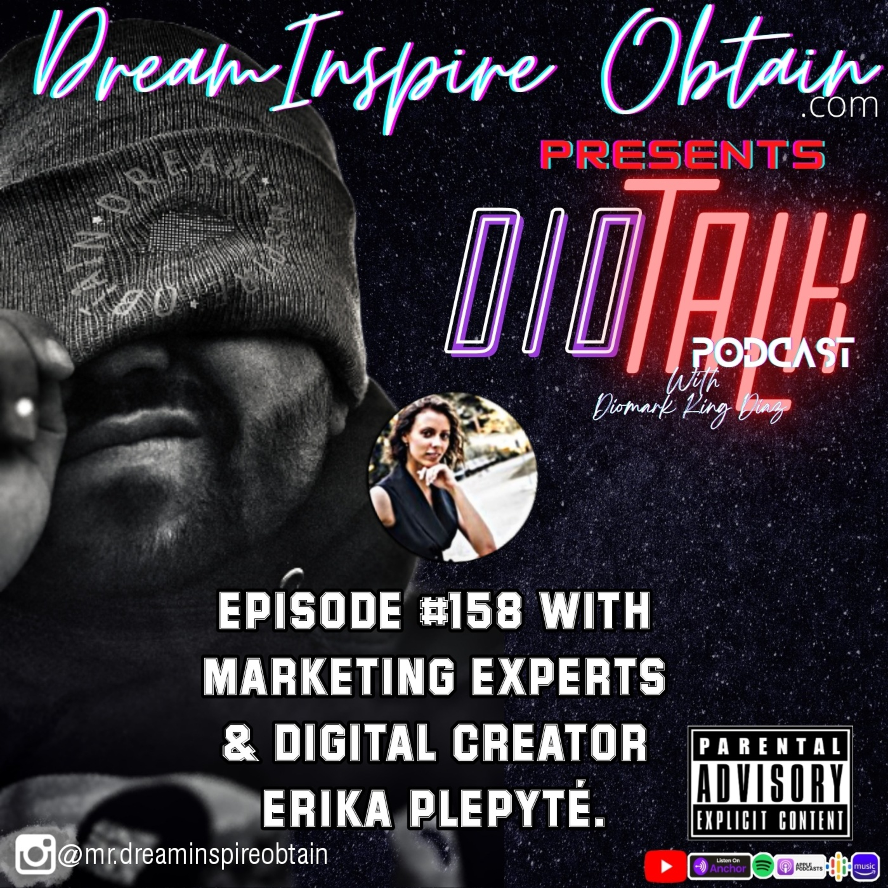 DIOTALK PODCAST Episode #158 with Marketing Experts & Digital Creator Erika Plepyté. episode artwork