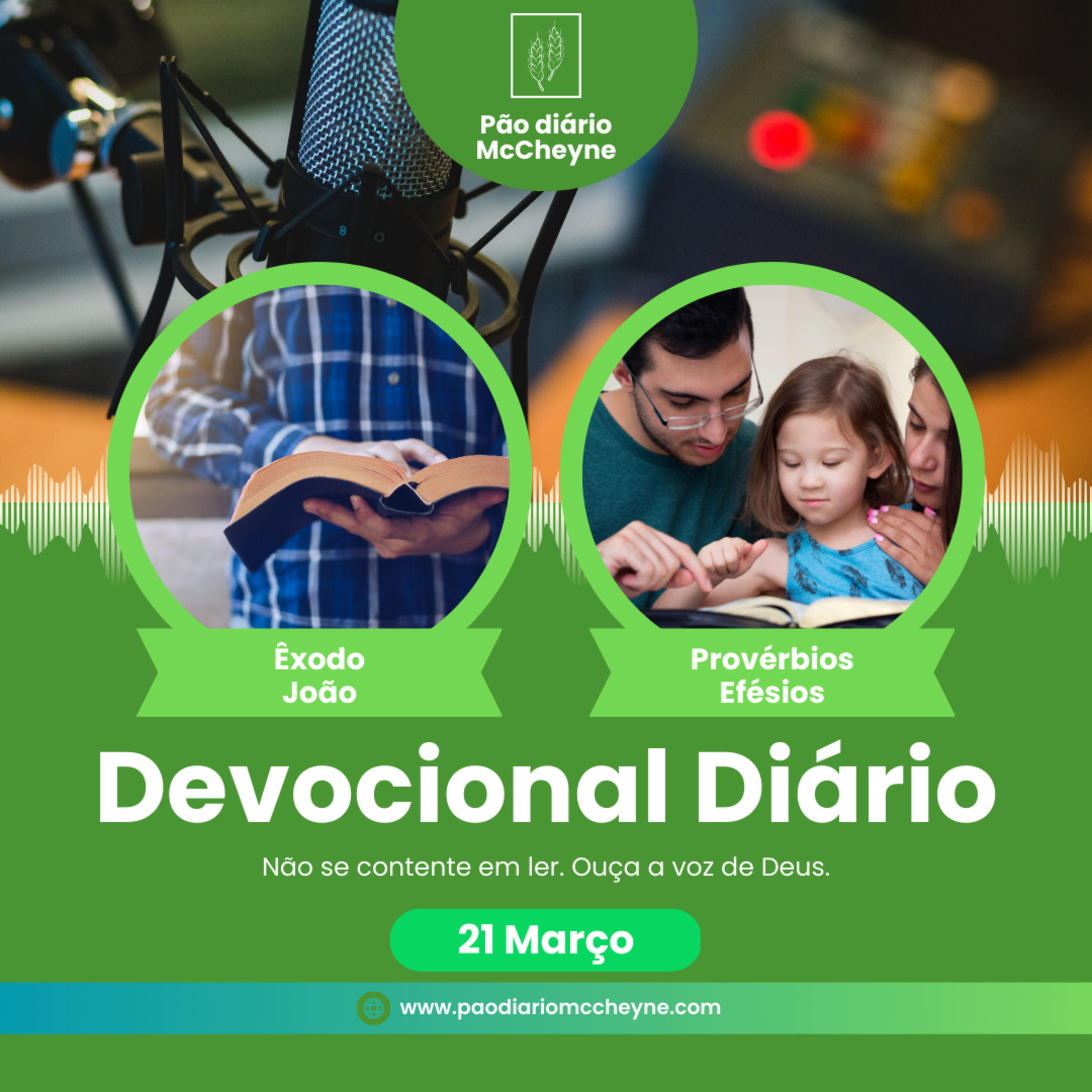 21 MARÇO - ÊXODO 32, JOÃO 11, PROVÉRBIOS 8, EFÉSIOS 1 episode artwork