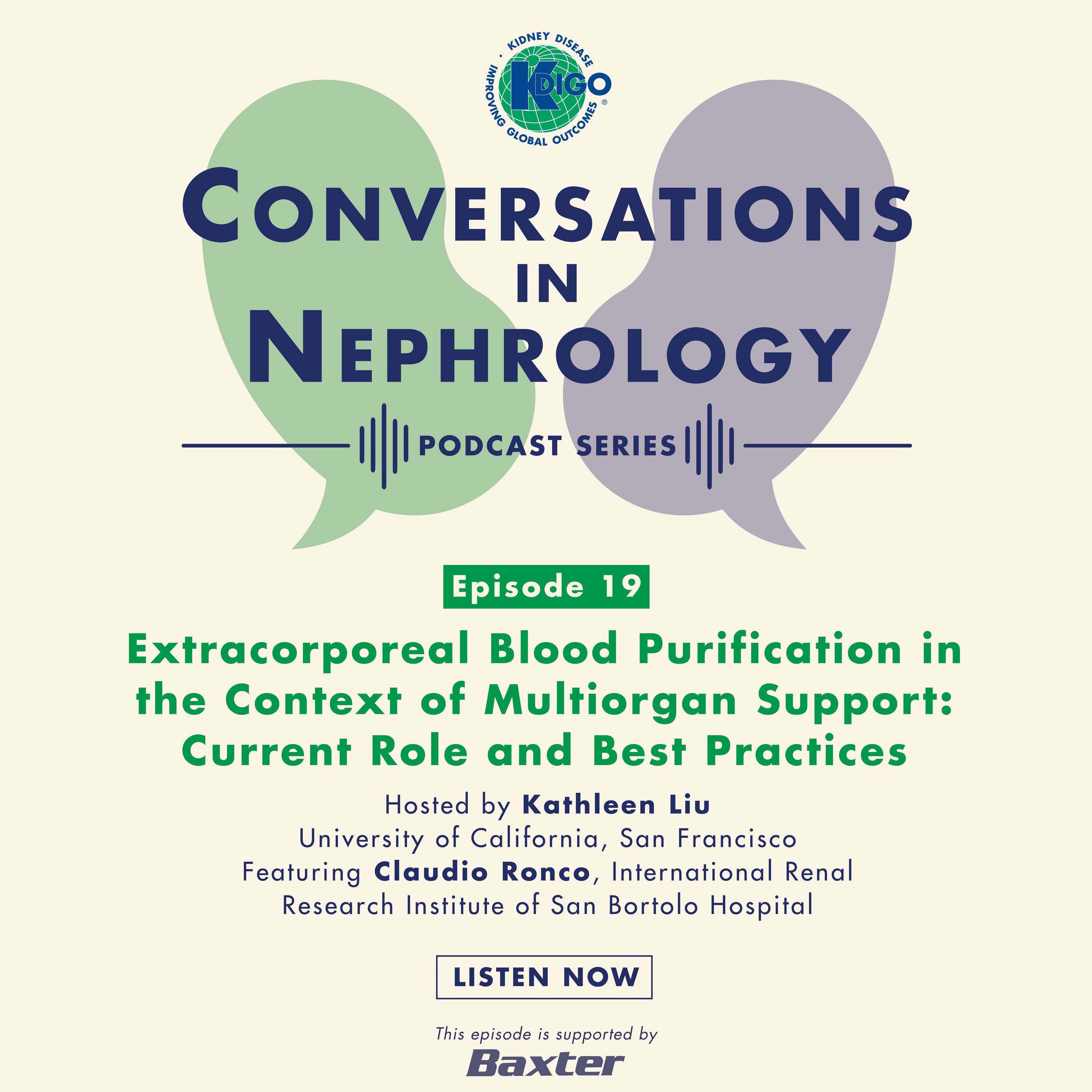 KDIGO Conversations in Nephrology