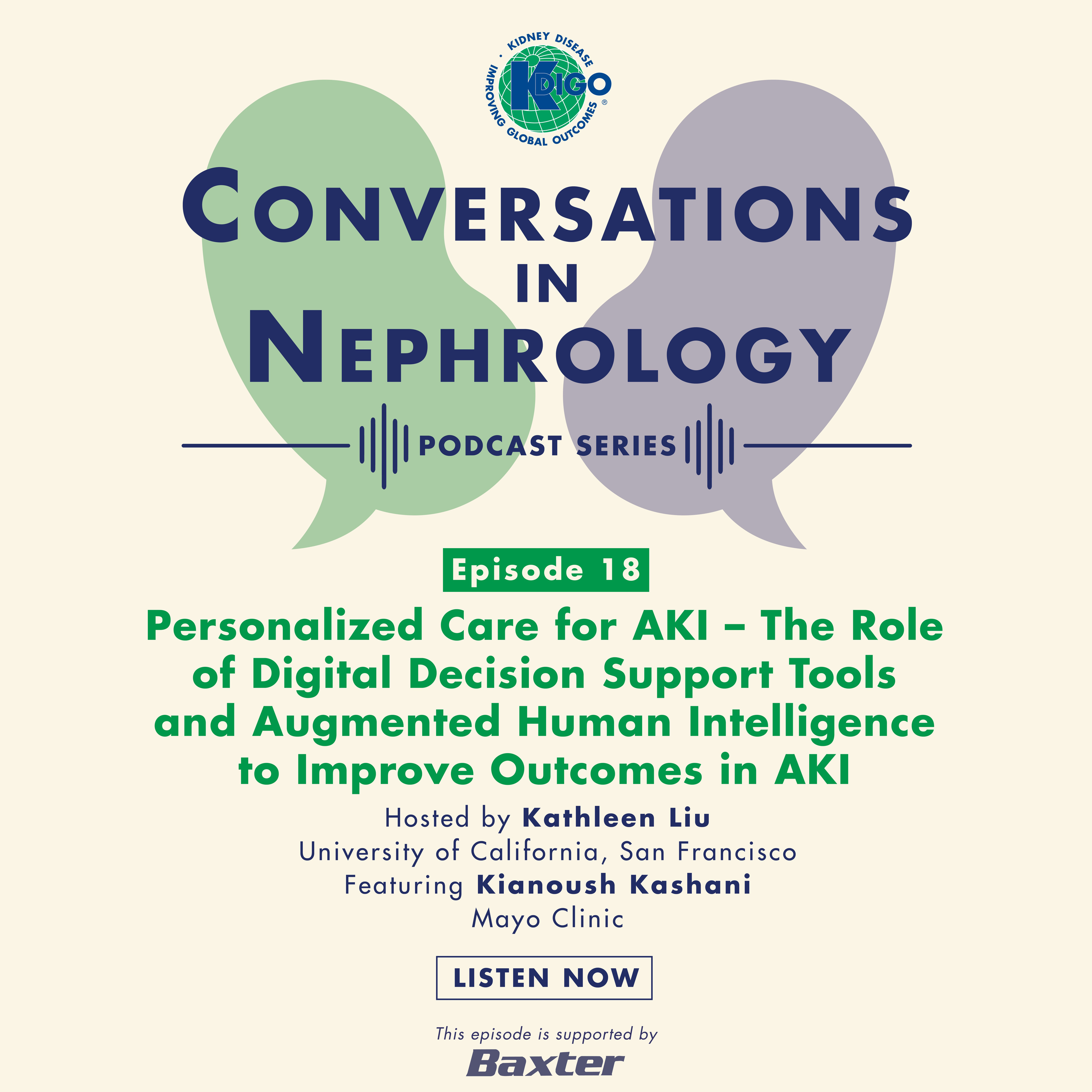 KDIGO Conversations in Nephrology