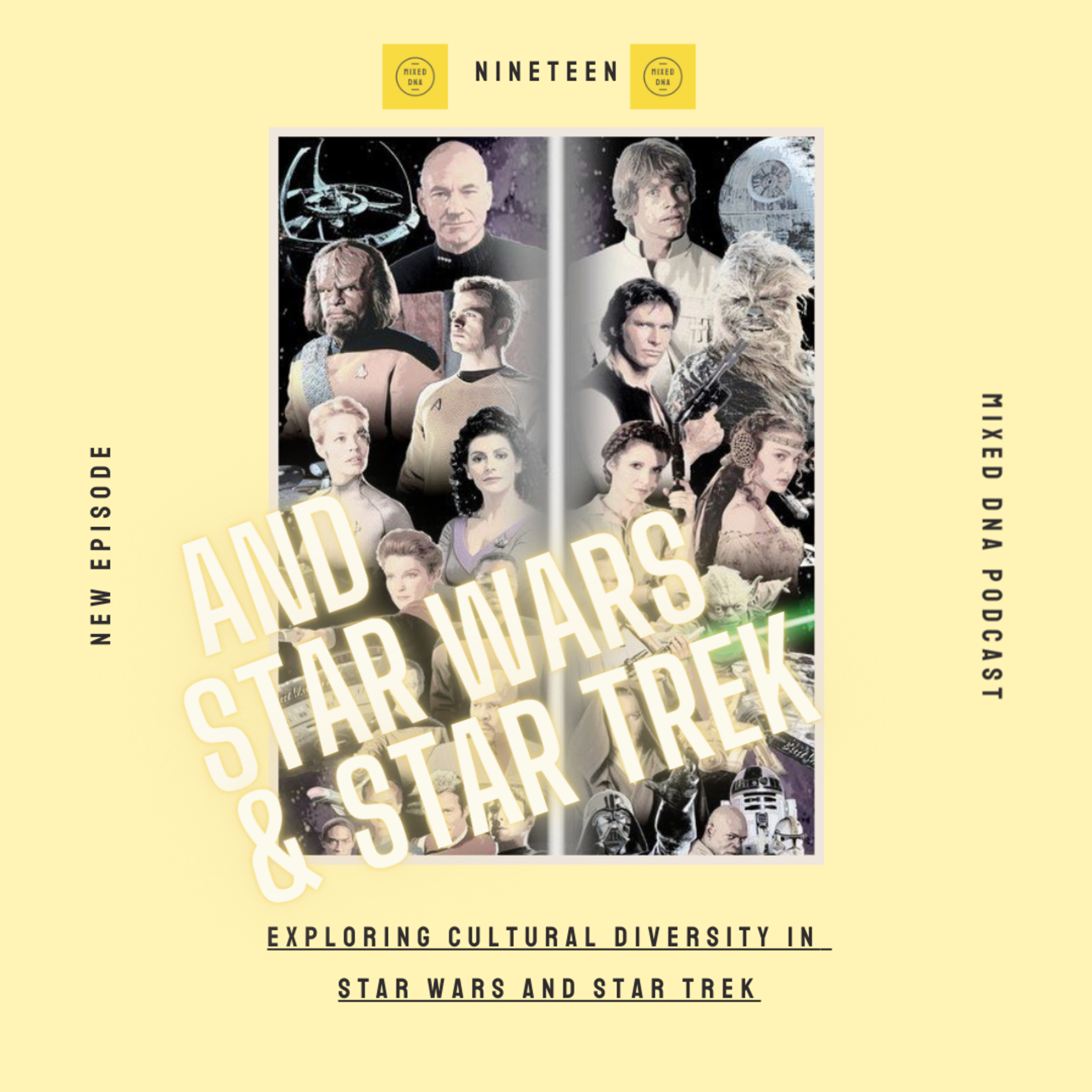 and Star Wars and Star Trek episode artwork