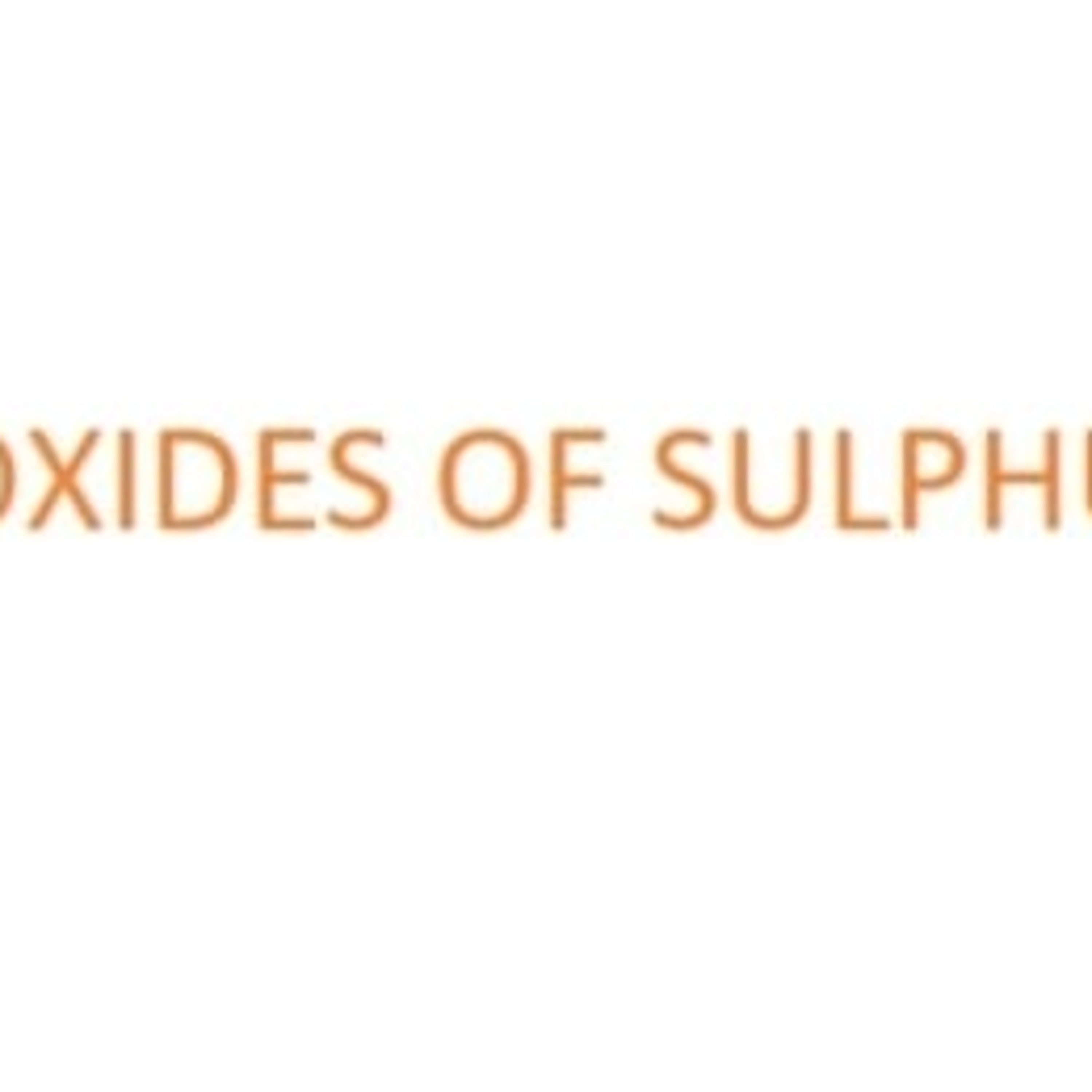 OXIDES OF SULPHUR episode artwork