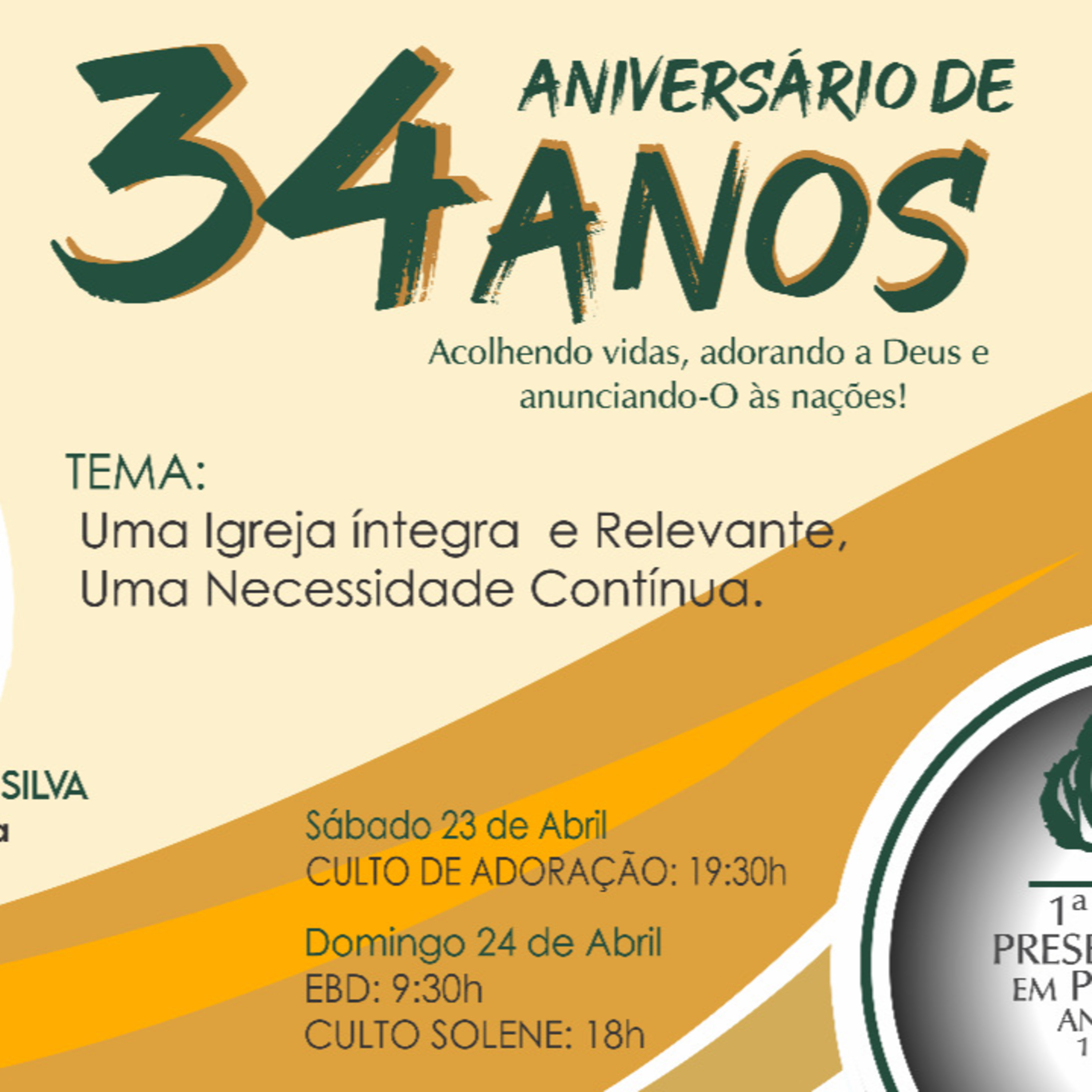 Exposição Bíblica | 24/04/2022 - Rev. Samy Anderson - 34º Aniversário episode artwork