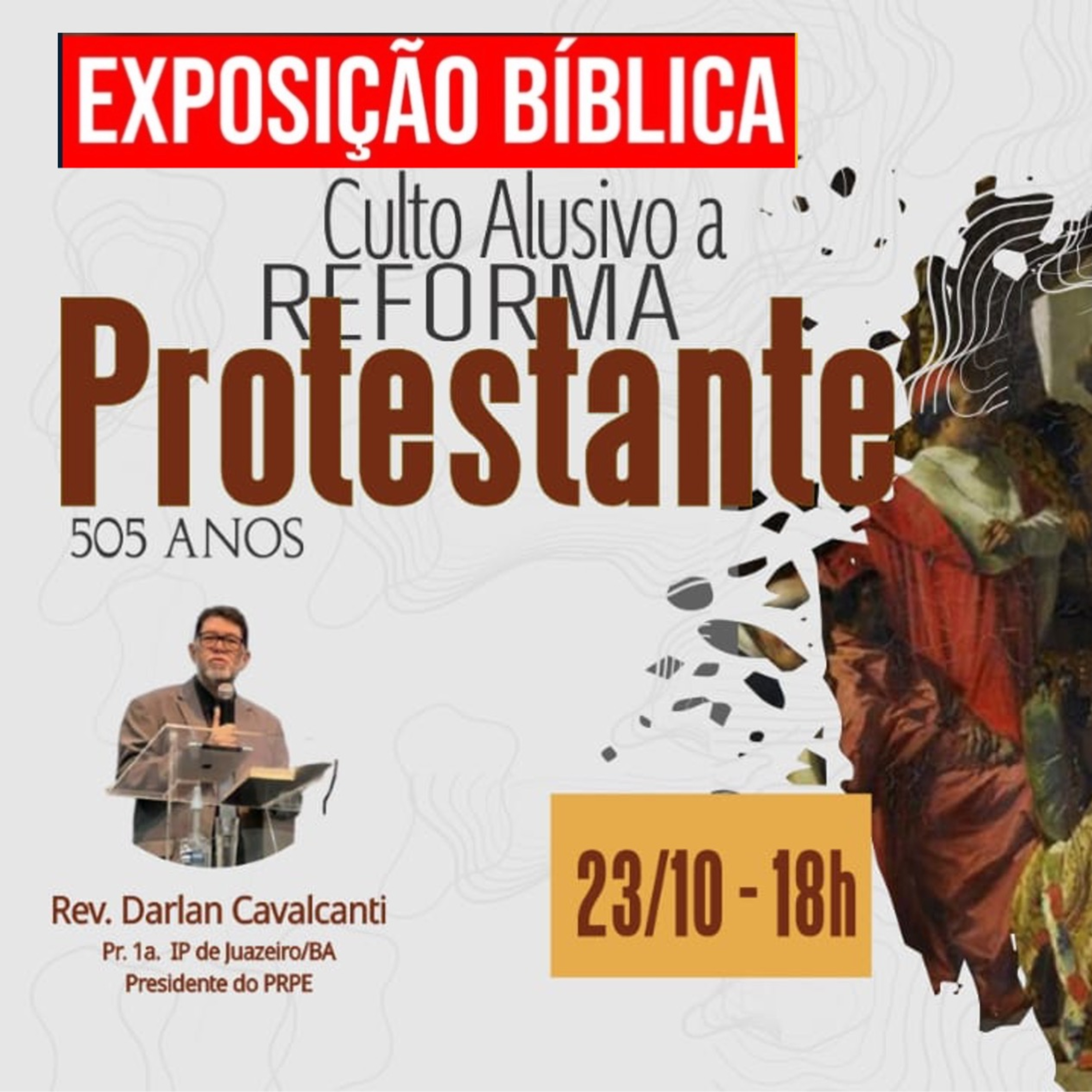Exposição Bíblica - Culto Solene - 23/10/22-Rev. Darlan Cavalcanti- Reforma Protestante episode artwork