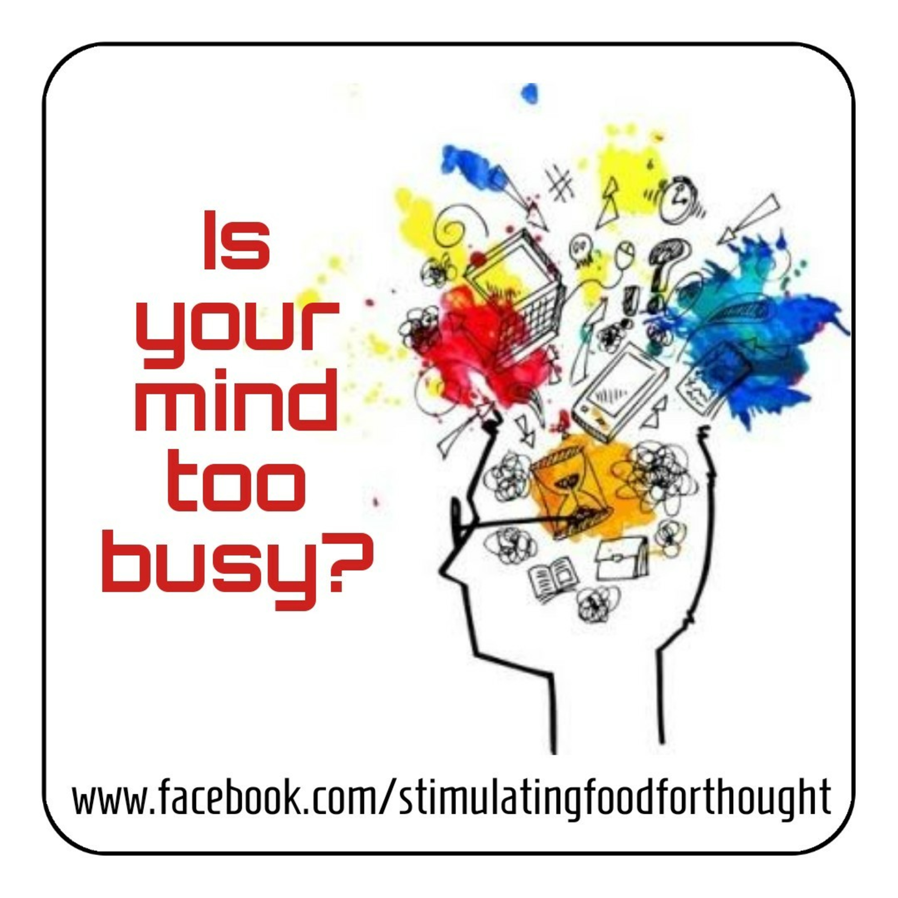Is your mind too busy? episode artwork