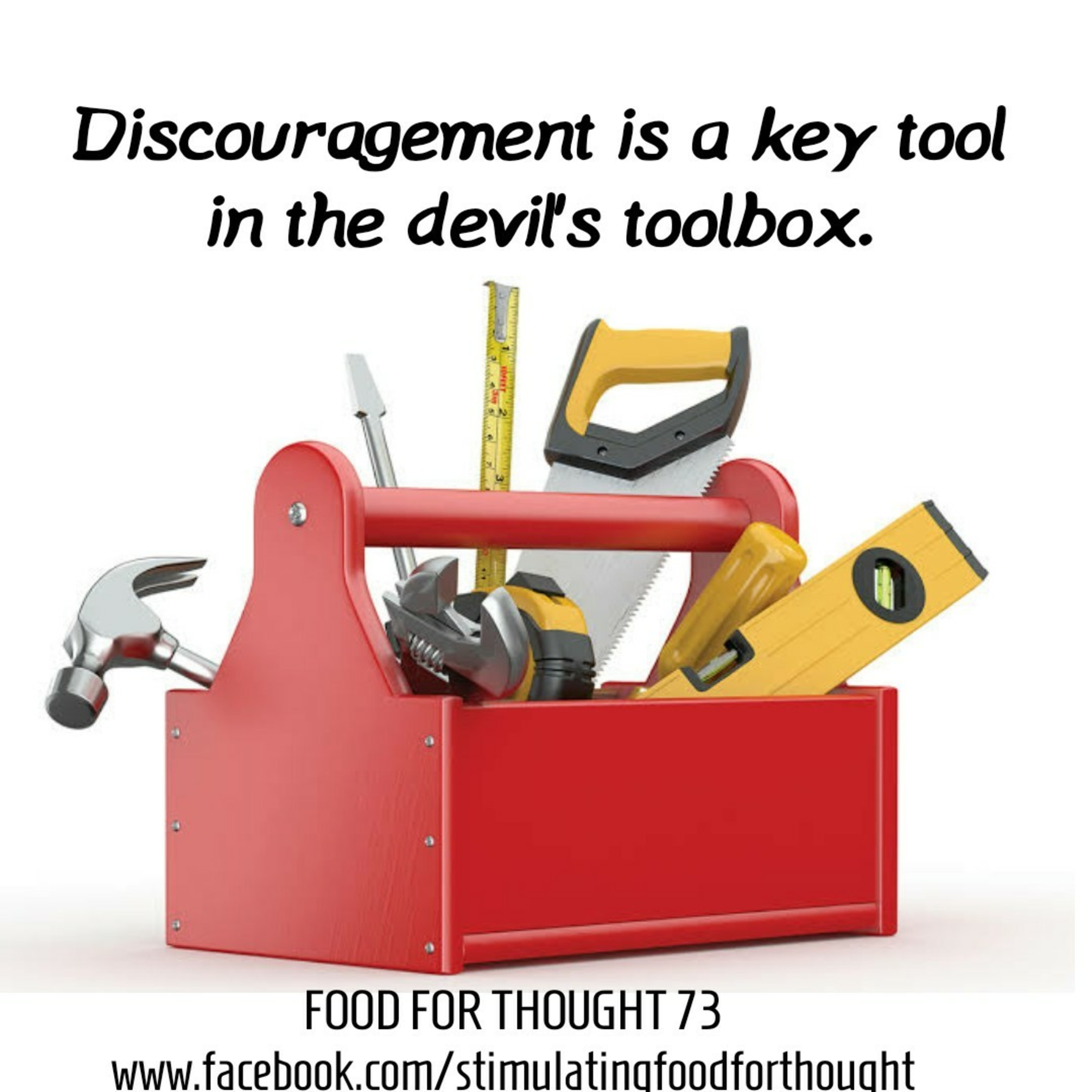Discouragement is a key tool in the devil's toolbox episode artwork