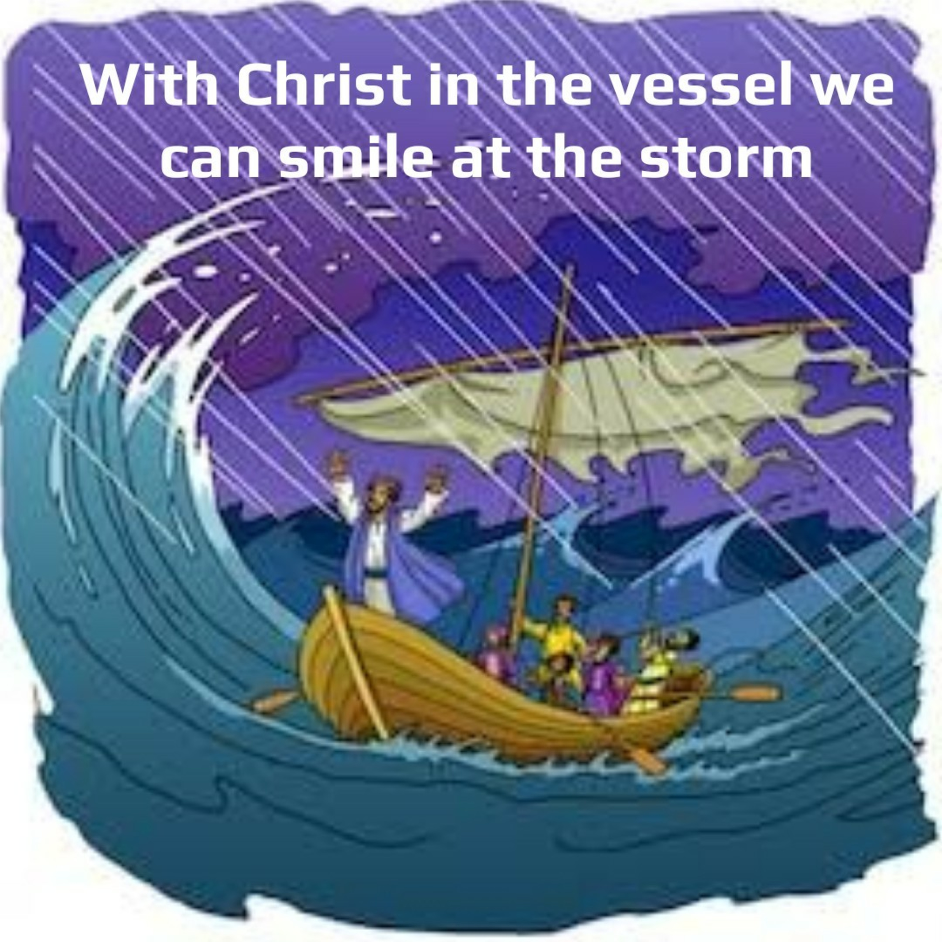 With Christ in the vessel we can smile at the storm episode artwork