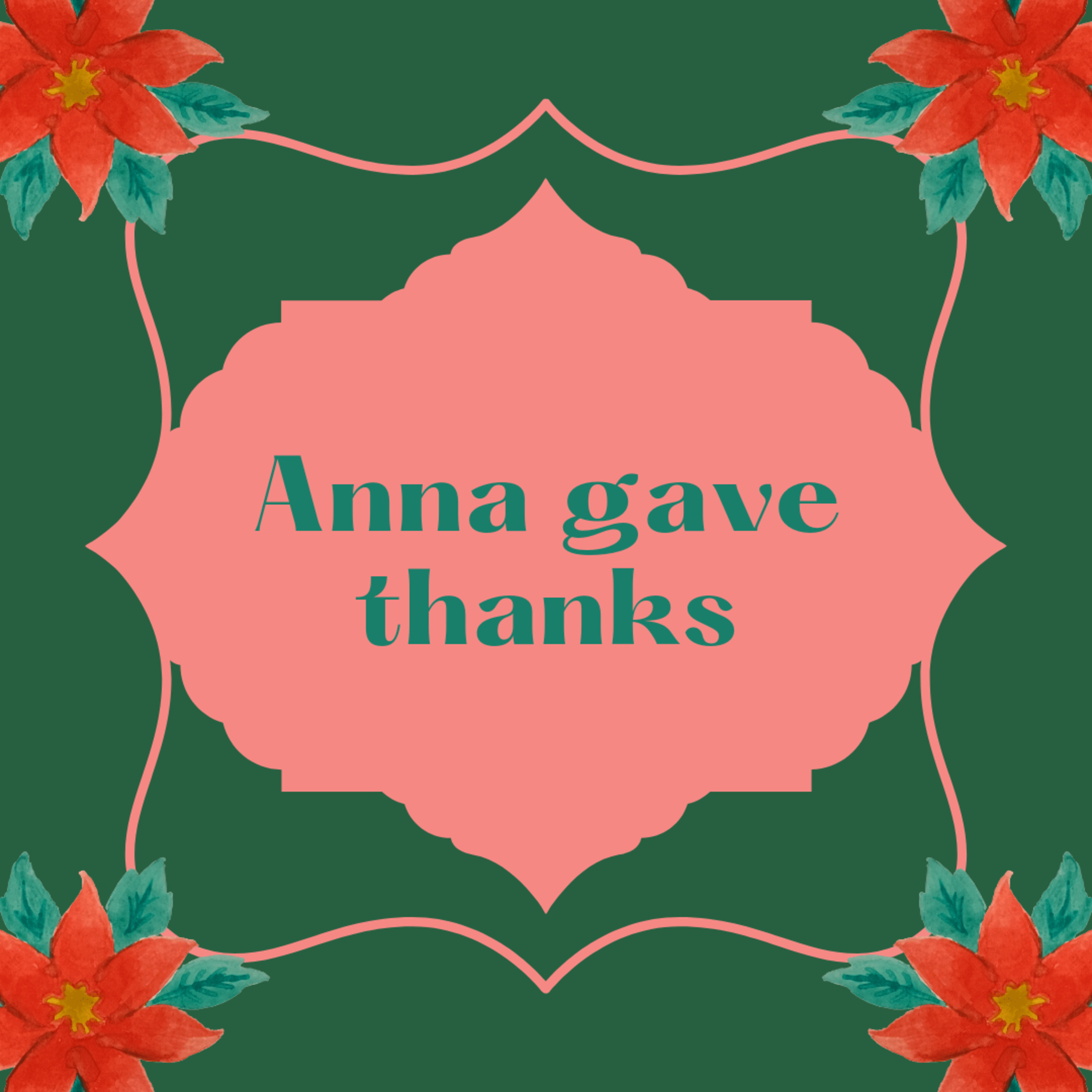 Anna gave thanks episode artwork