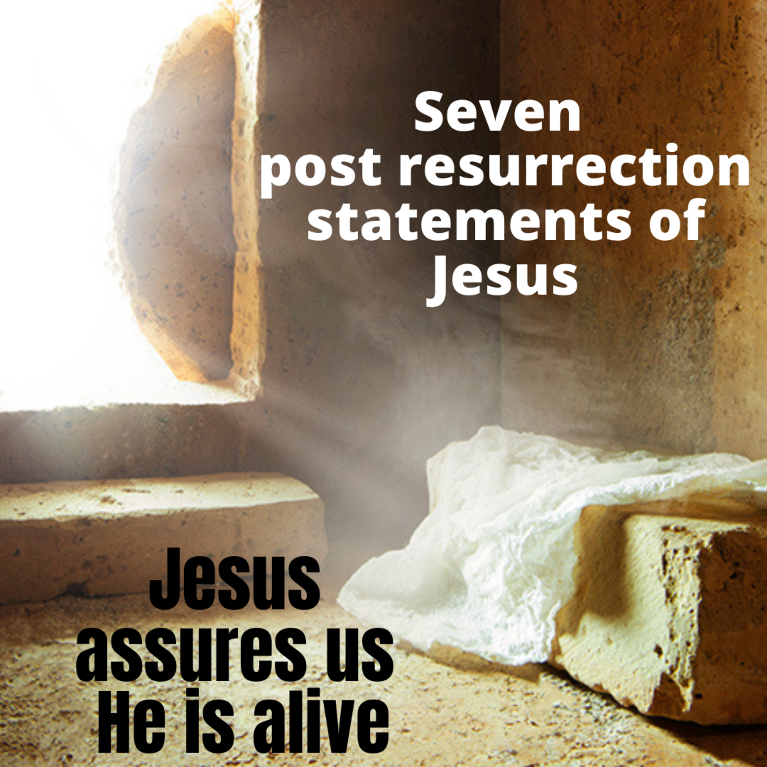 Jesus assures us He is alive episode artwork