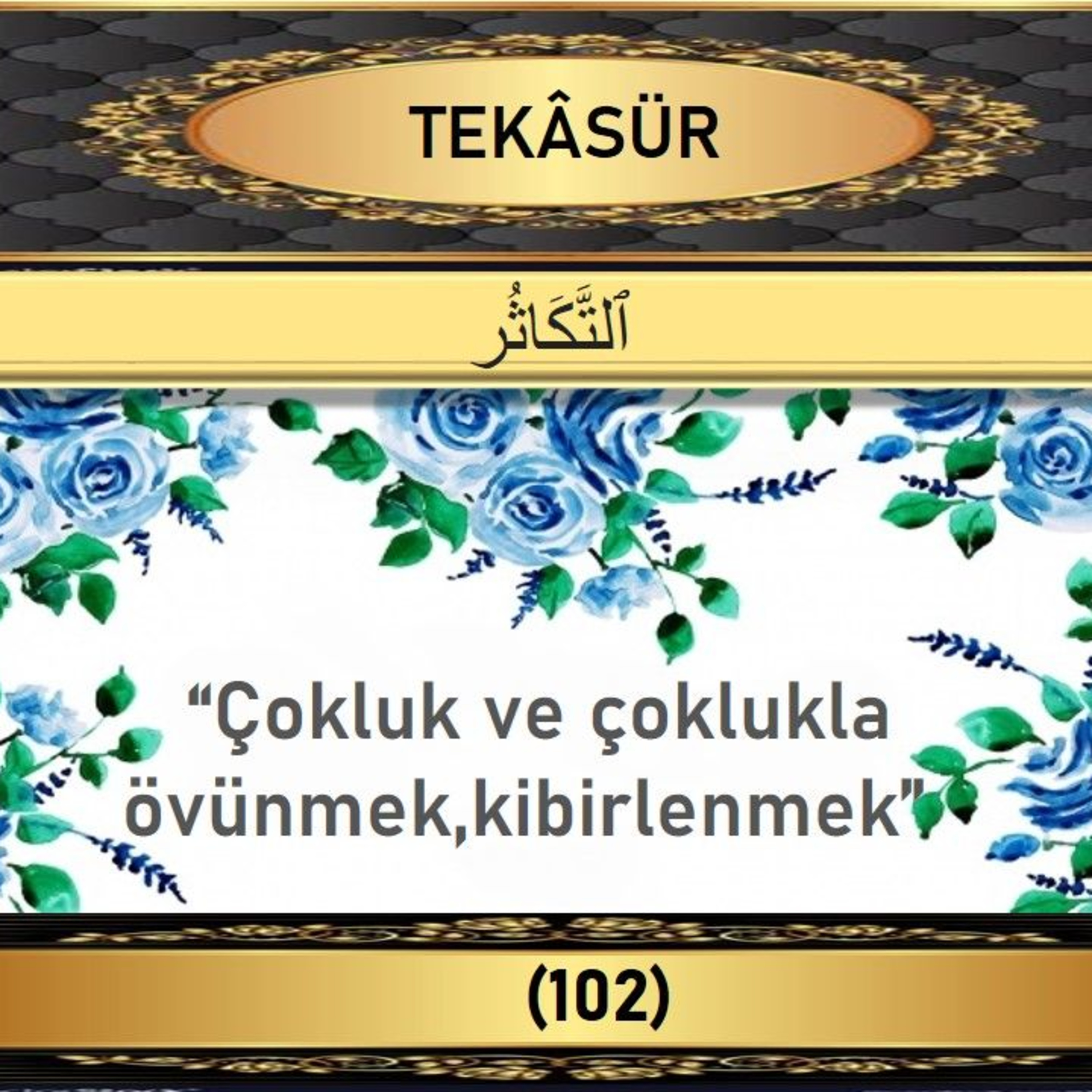 102. Tekasür Suresi - Yaşar Nuri Öztürk Sesi ve Meali ile (2001) episode artwork