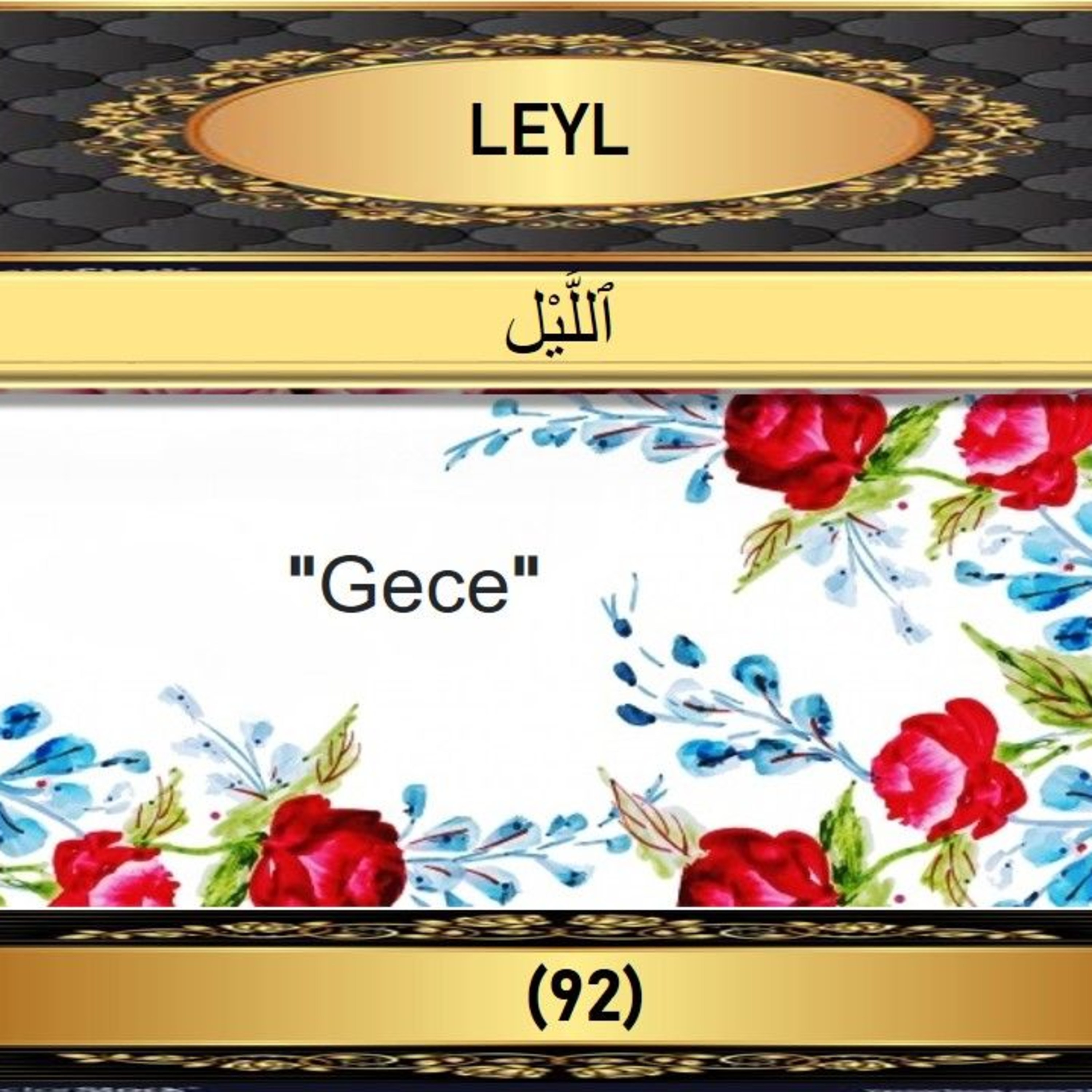 92. Leyl Suresi - Yaşar Nuri Öztürk Sesi ve Meali ile (2001) episode artwork