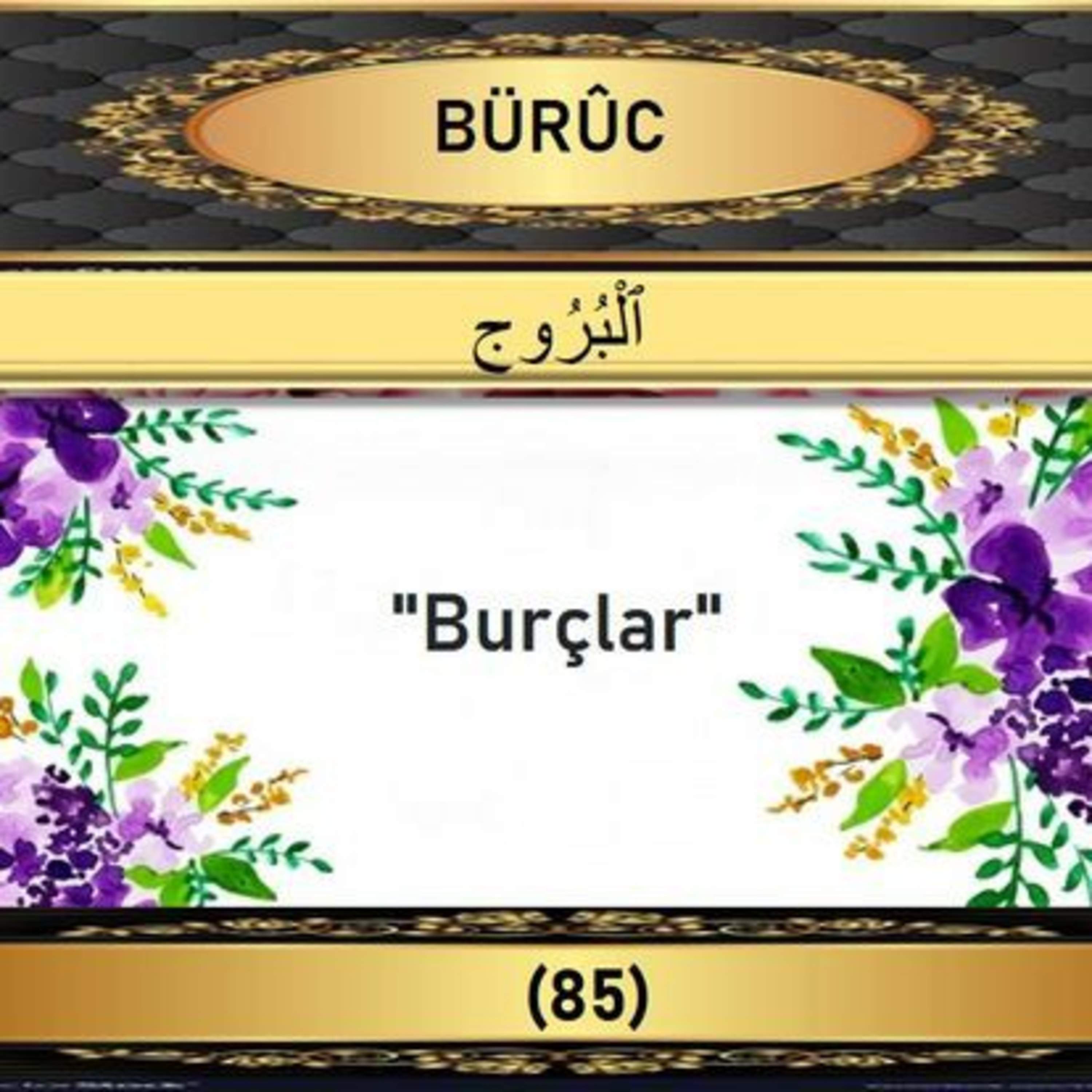 85. Büruc Suresi - Yaşar Nuri Öztürk Sesi ve Meali ile (2001) episode artwork