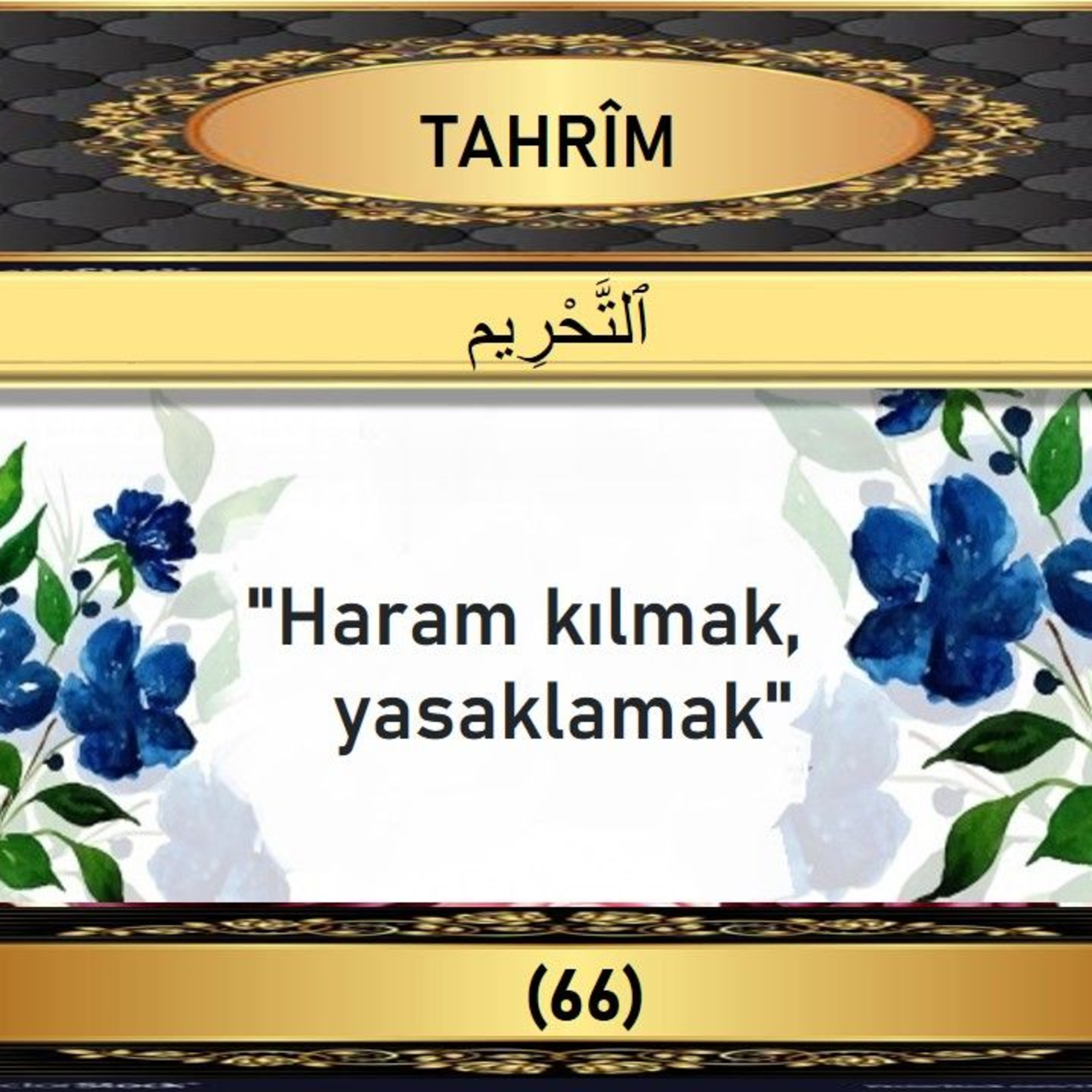 66. Tahrim Suresi - Yaşar Nuri Öztürk Sesi ve Meali ile (2001) episode artwork