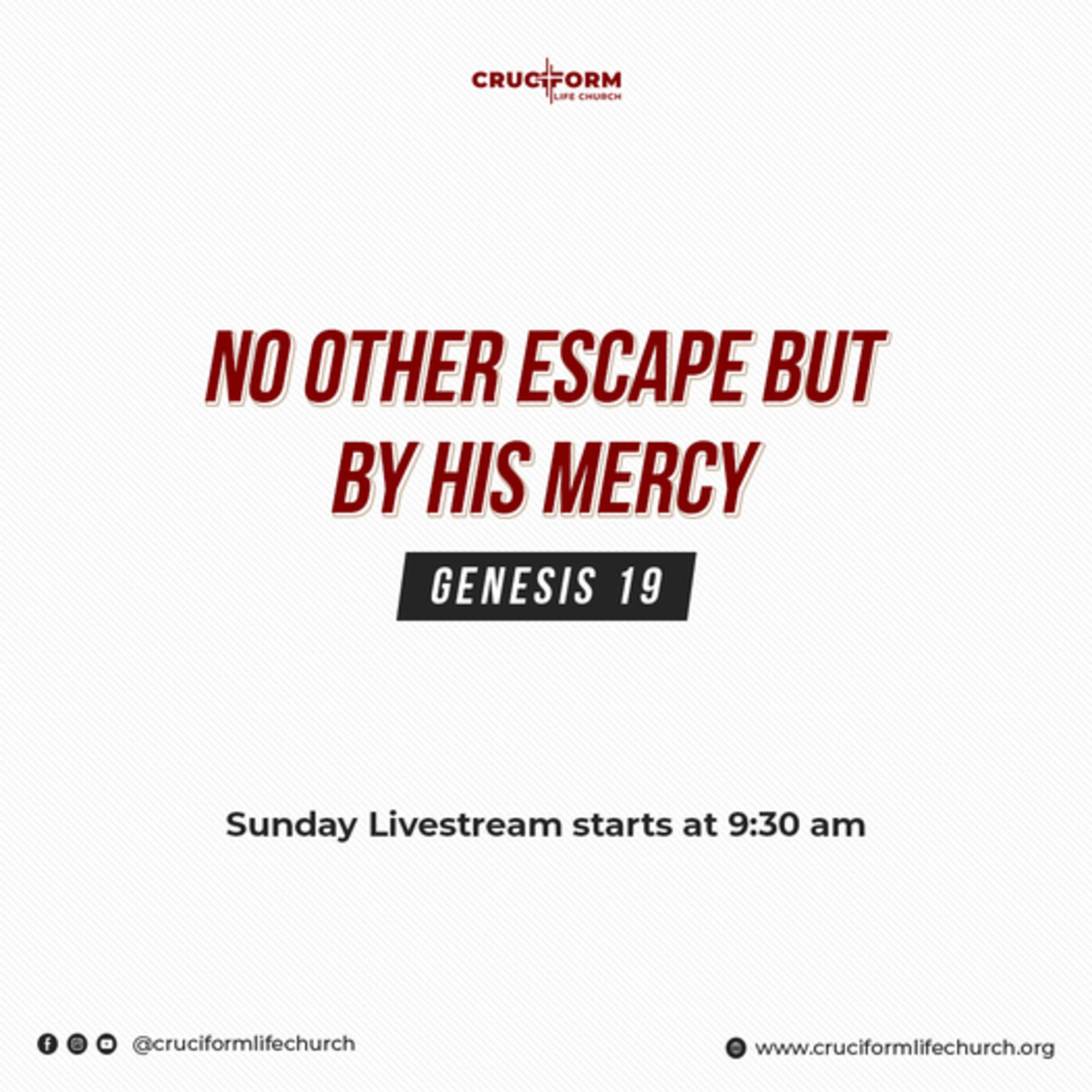 NO OTHER ESCAPE BUT BY HIS MERCY episode artwork