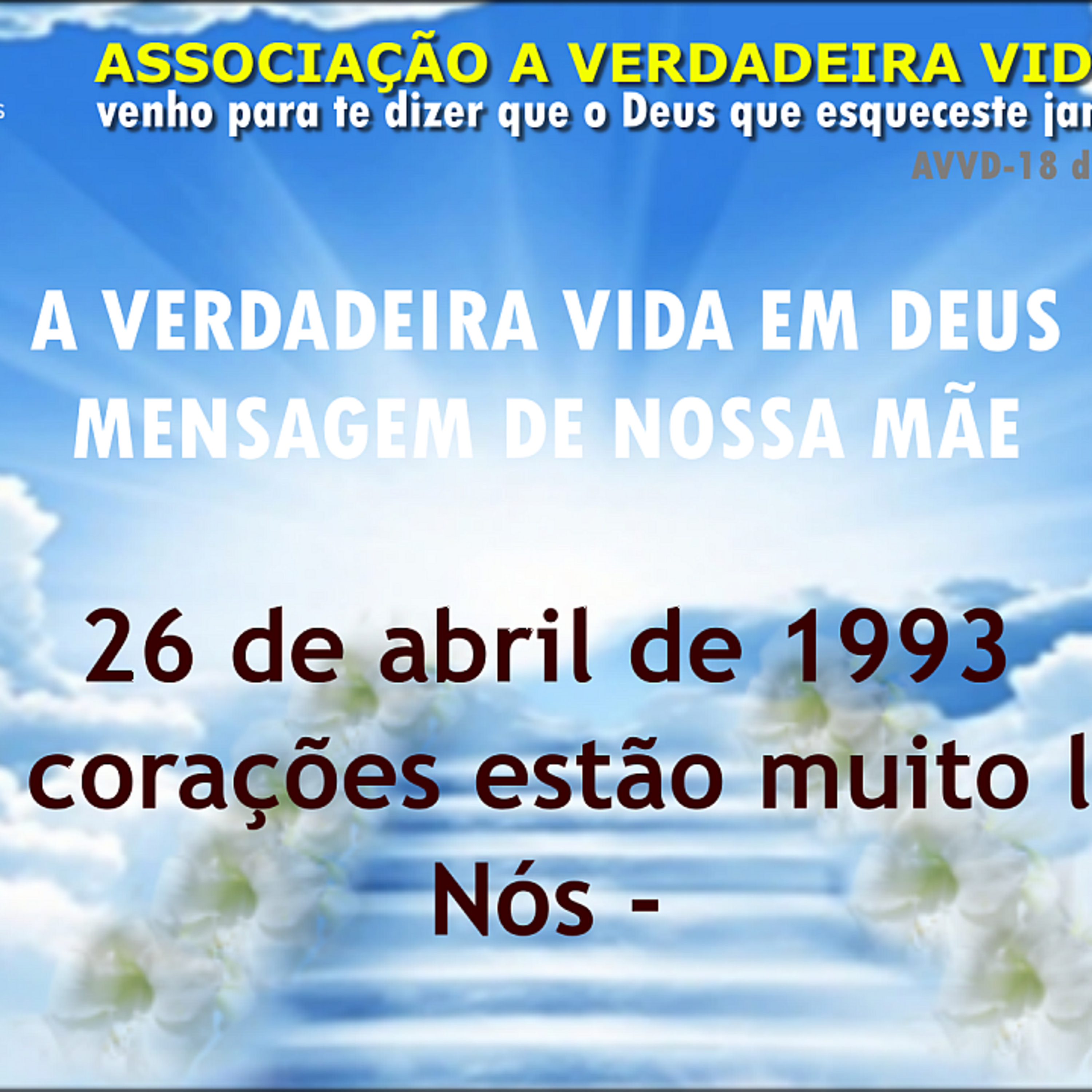 A Verdadeira Vida Em Deus