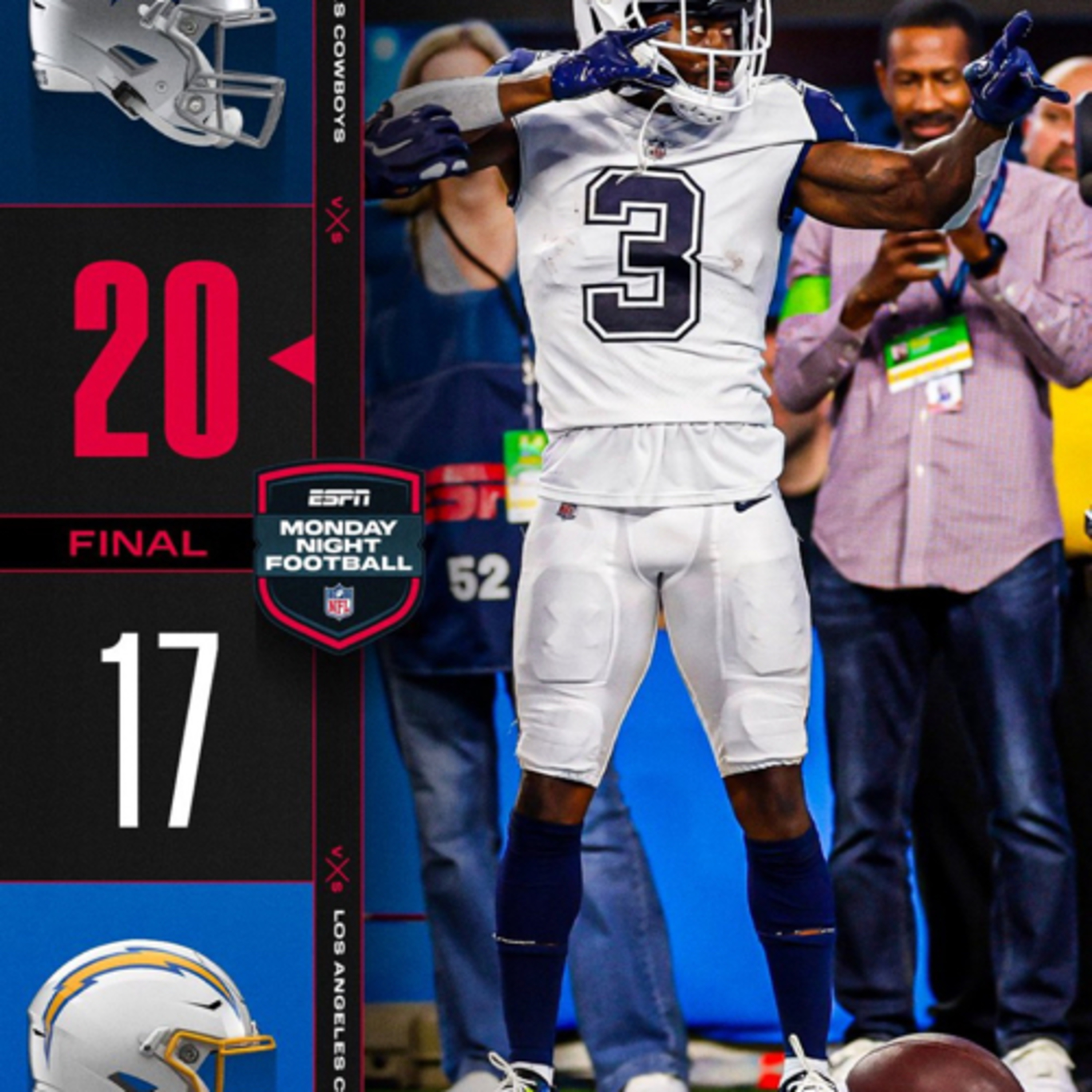 Cowboys Postgame vs Chargers episode artwork