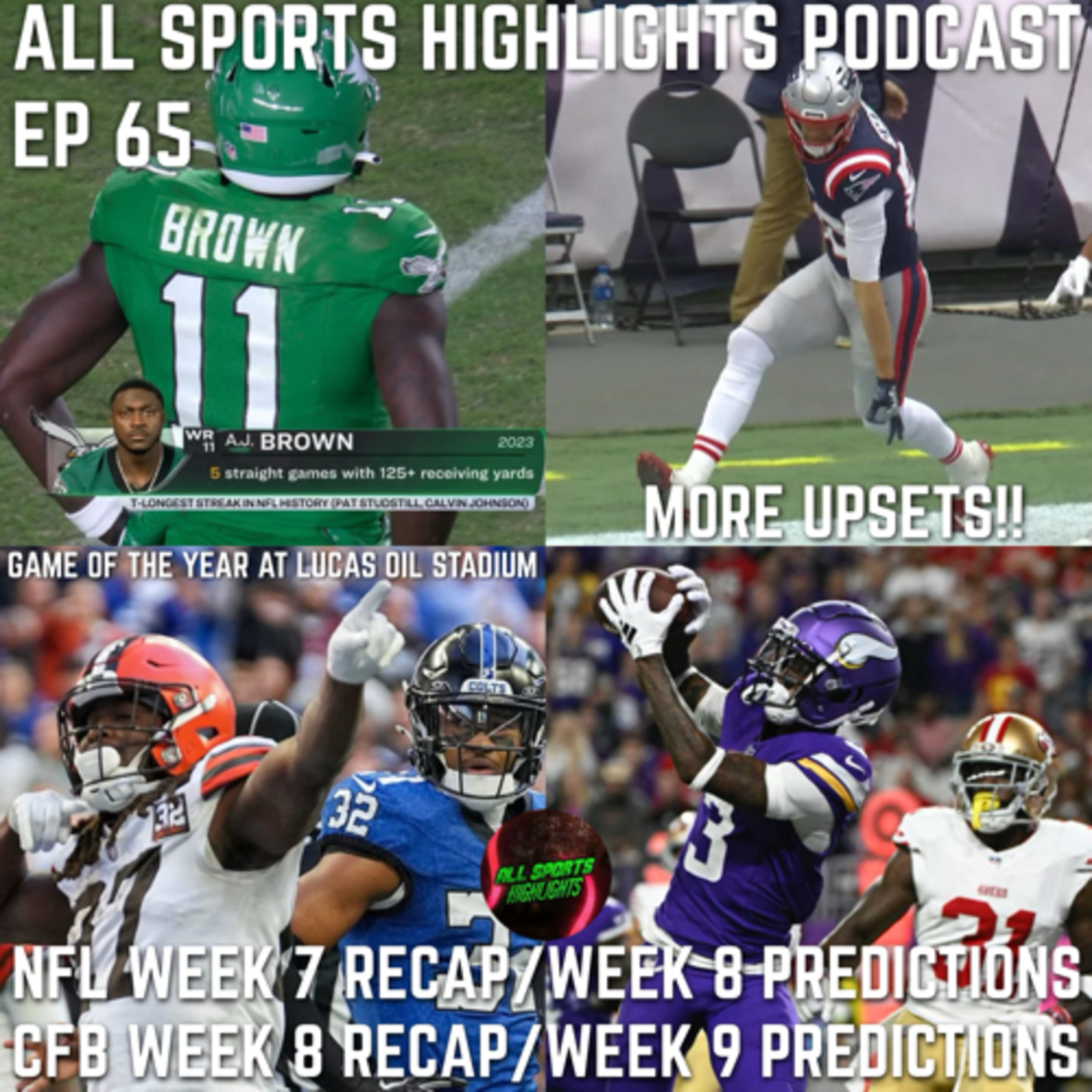 All Sports Highlights EP 65 CFB Week 8 Recap/Week9 Picks NFL Week 7 Recap/Week 8 Picks and NBA!!! episode artwork