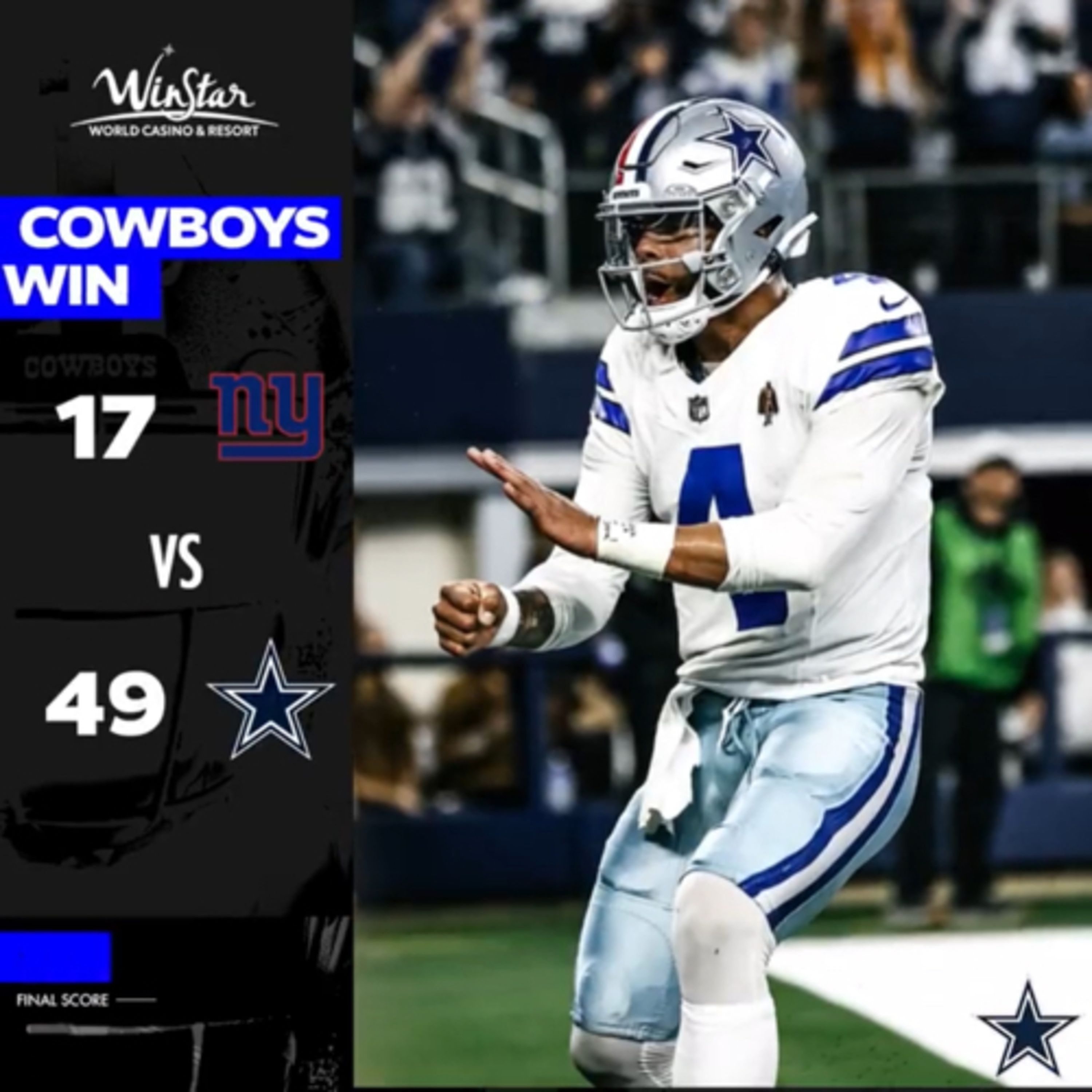 Cowboys postgame vs Giants  episode artwork