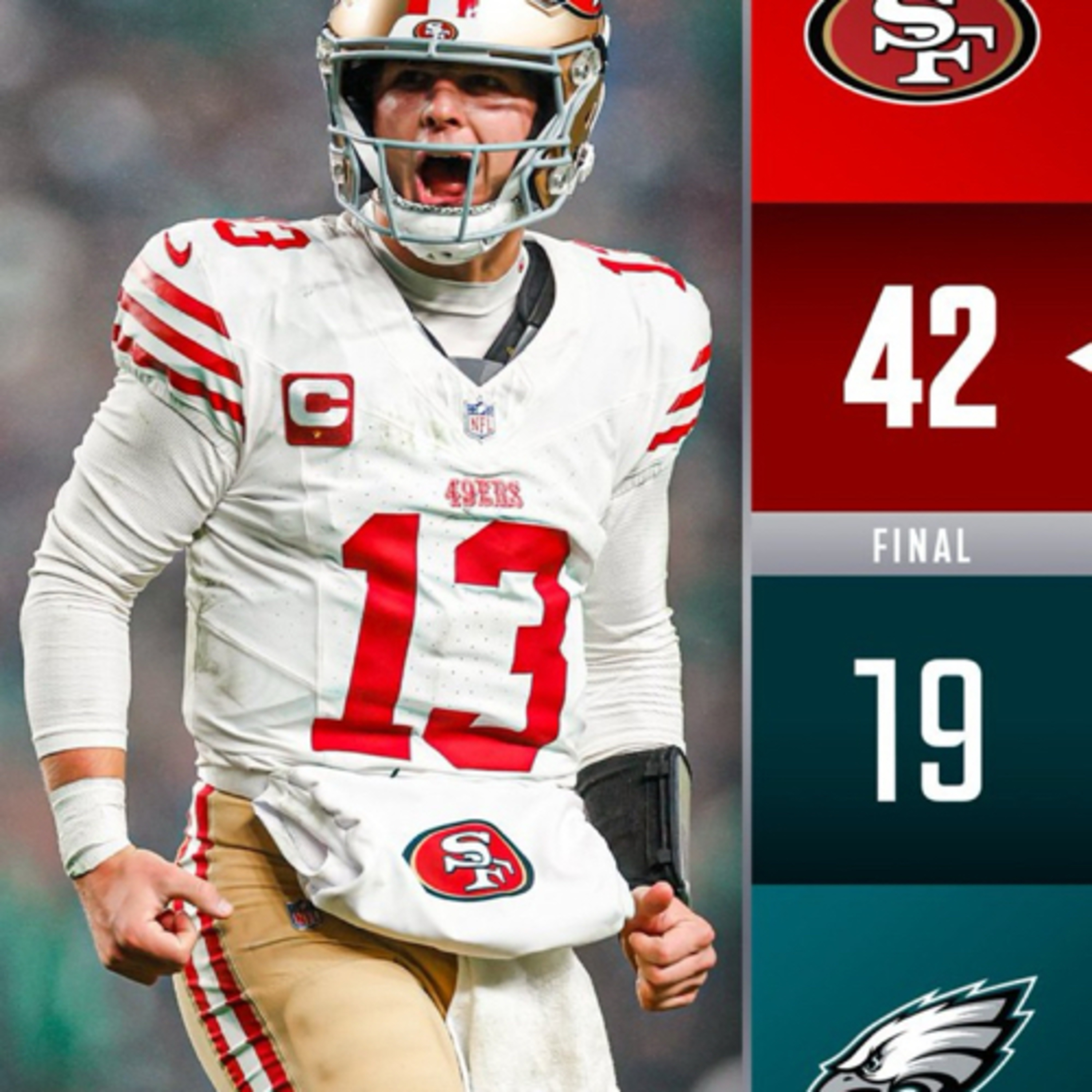 49ers eagles postgame And CFB playoff Selection episode artwork