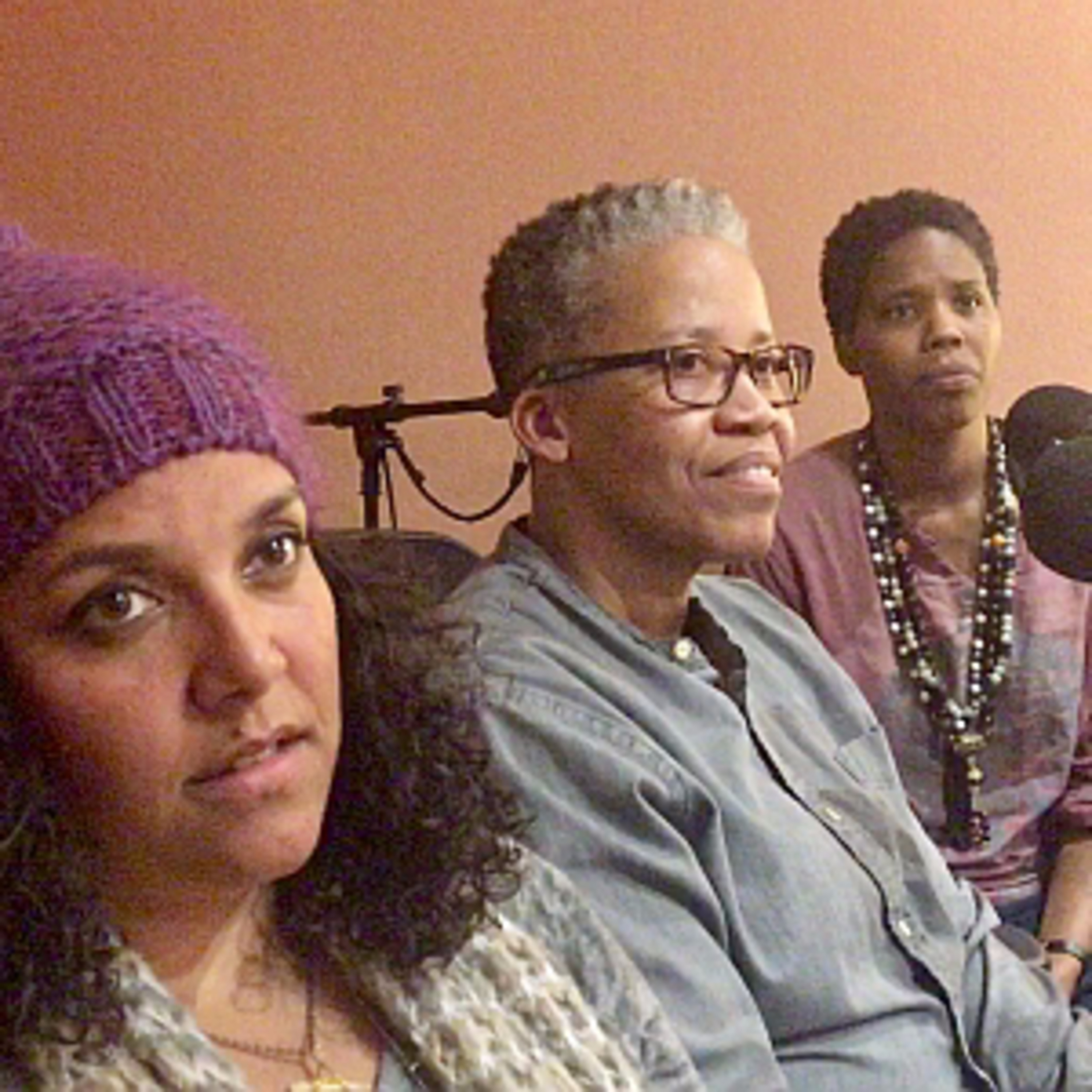 In Her Shoes--guests of The Hive Poetry Collective episode artwork
