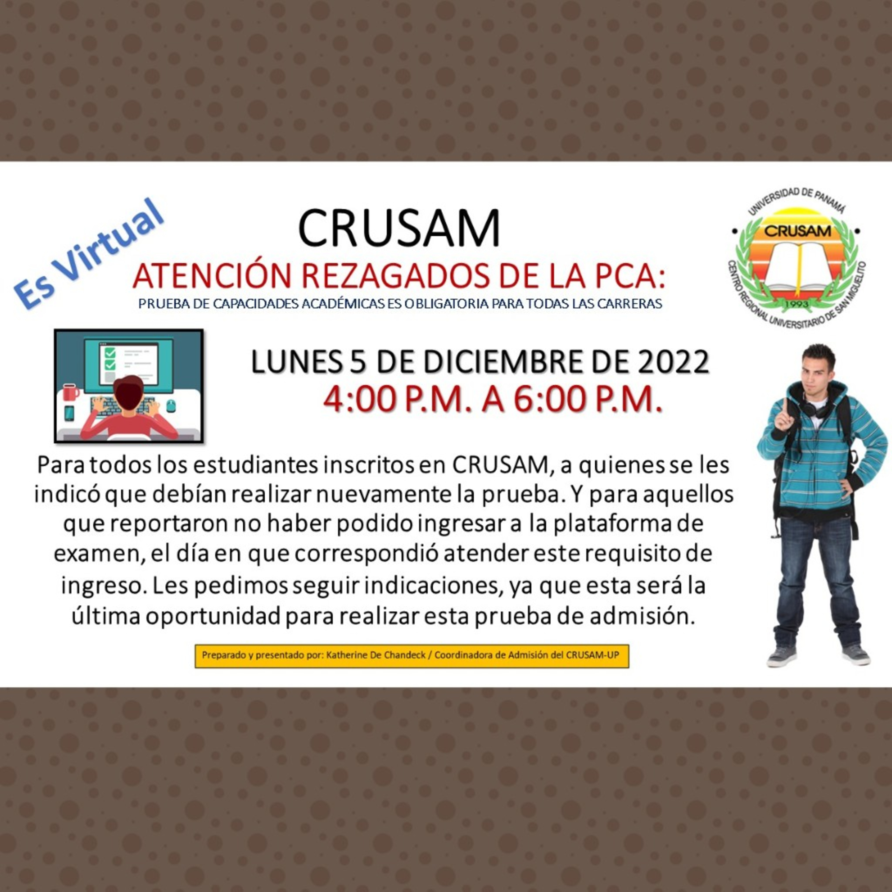 Prueba PCA y PCG para Rezagados, prueba específica de Inglés y mucha más información.  episode artwork