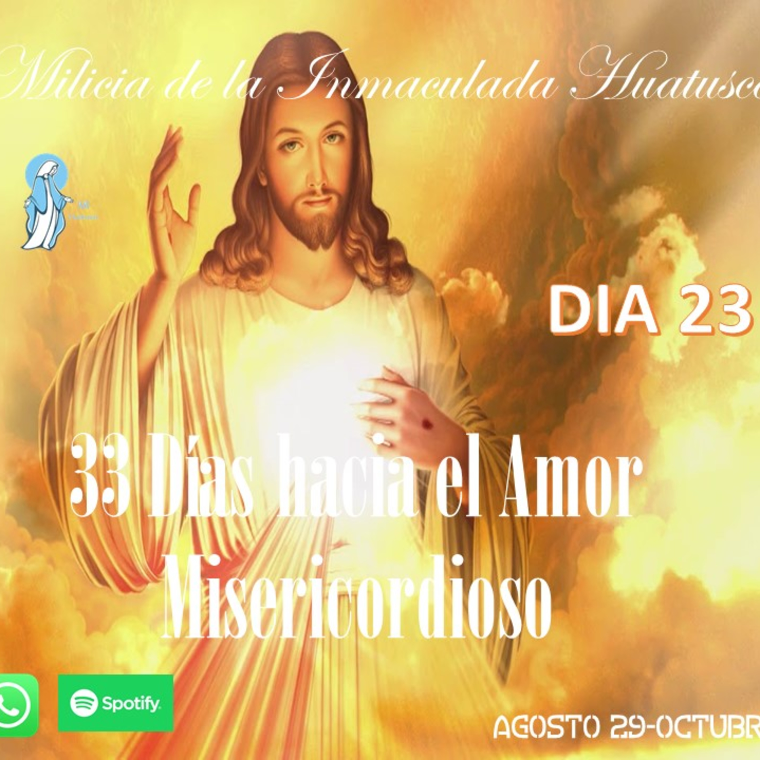 33 DIAS AL AMOR MISERICORDIOSO DIA 23