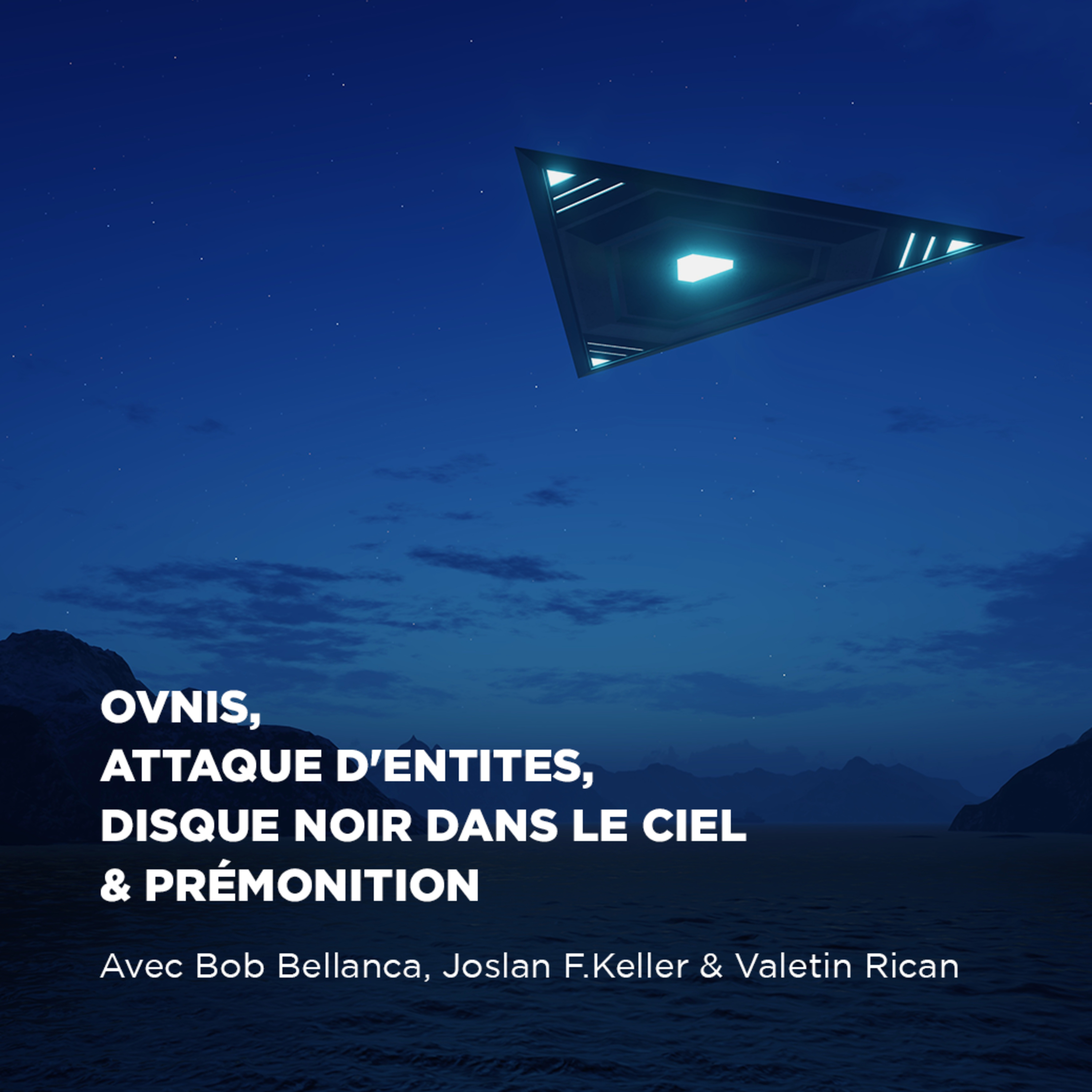 Ovnis, Attaque d'entités, Disque noir dans la ciel & Prémonition